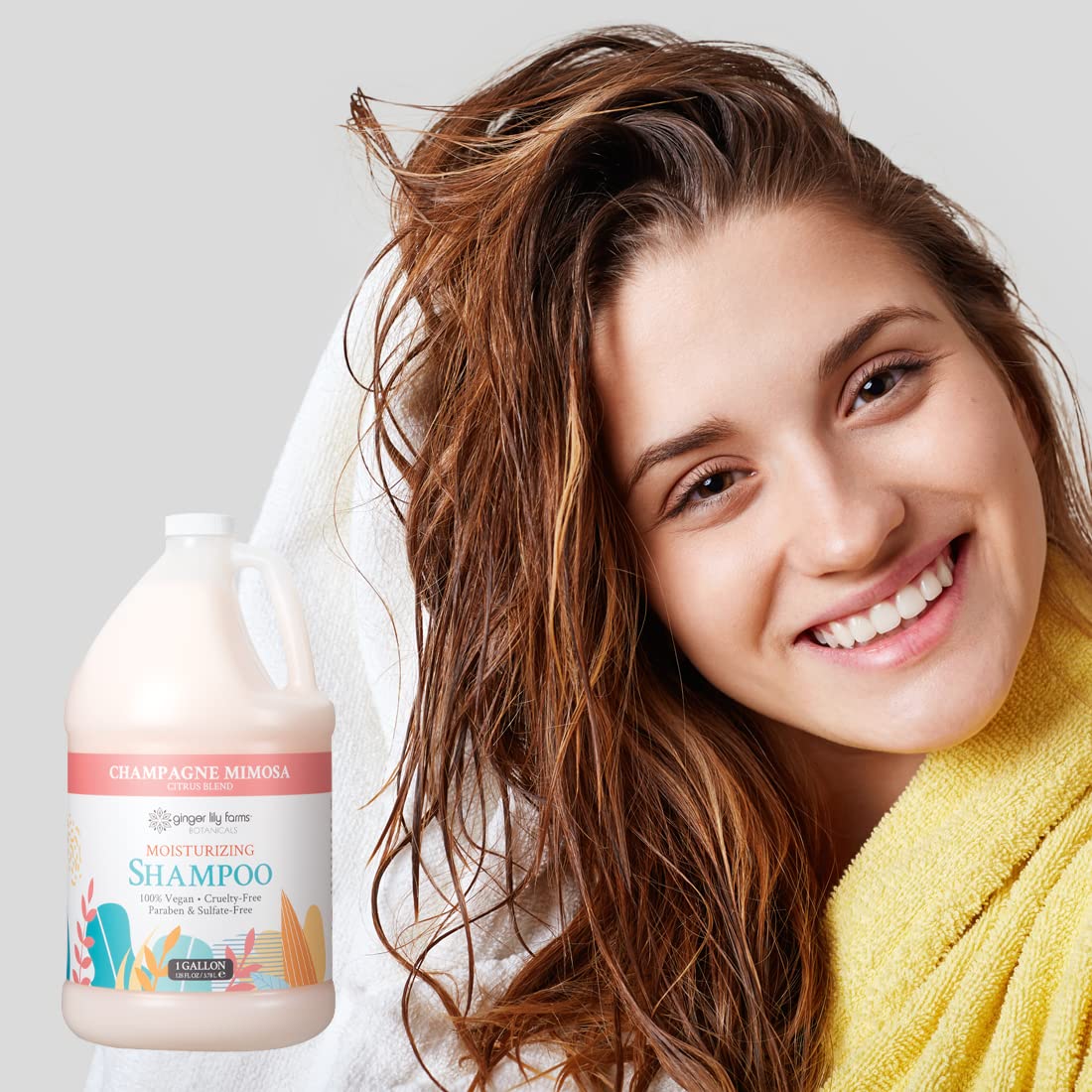 Foto 5 | Champú Hidratante Ginger Lily Farms Champagne Mimosa 1l - Venta Internacional.