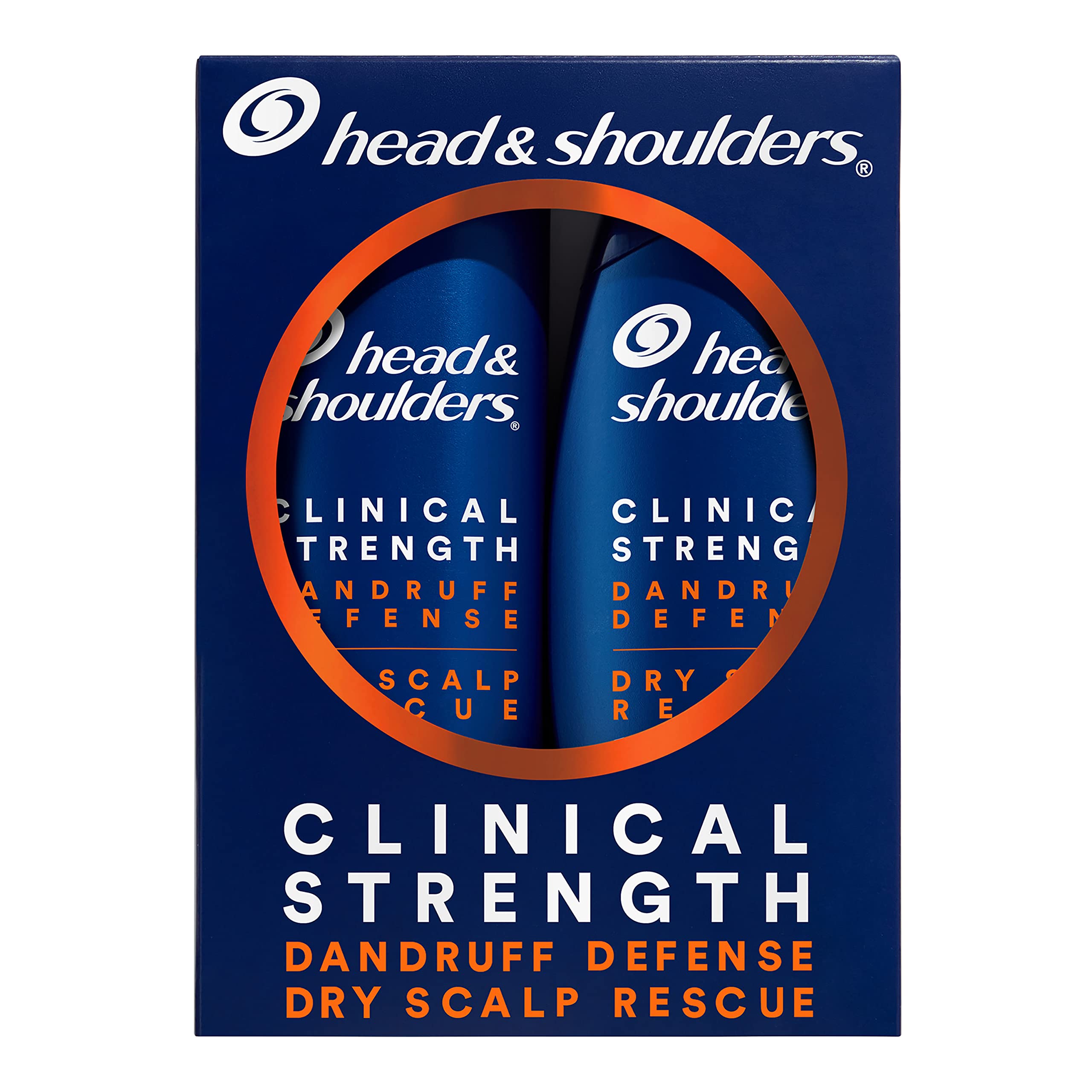 Foto 2 pulgar | Champú Head & Shoulders Clinical Dandruff Defense + Dry Scalp Rescue 400 Ml X2 - Venta Internacional.