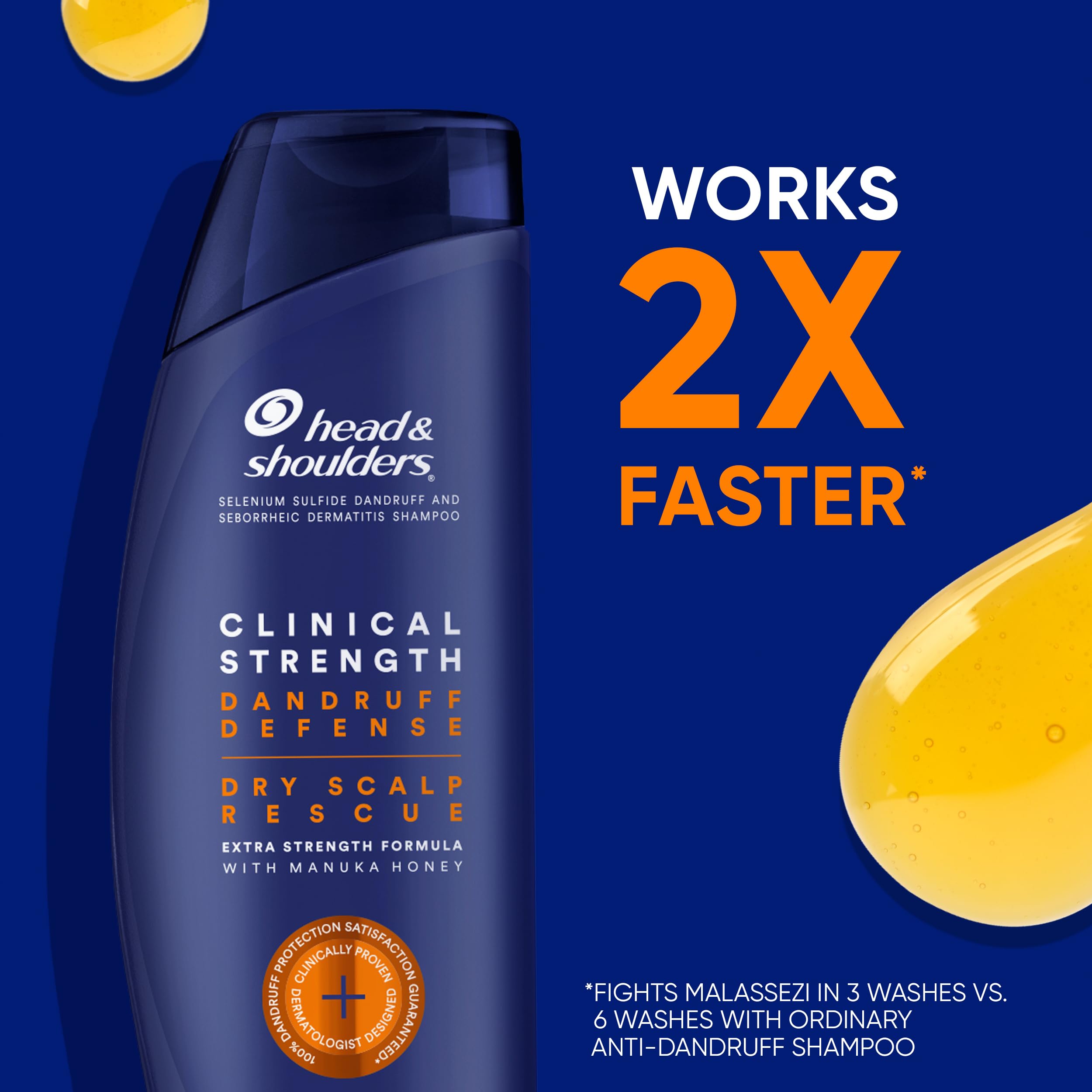 Foto 6 pulgar | Champú Head & Shoulders Clinical Dandruff Defense + Dry Scalp Rescue 400 Ml X2 - Venta Internacional.
