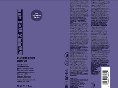 Foto 7 | Champú Paul Mitchell Platinum Blonde Purple 1l - Venta Internacional.