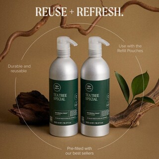 Foto 2 | Champú Tea Tree, Botella De Aluminio Especial De 500 Ml Para Todo El Cabello - Venta Internacional.