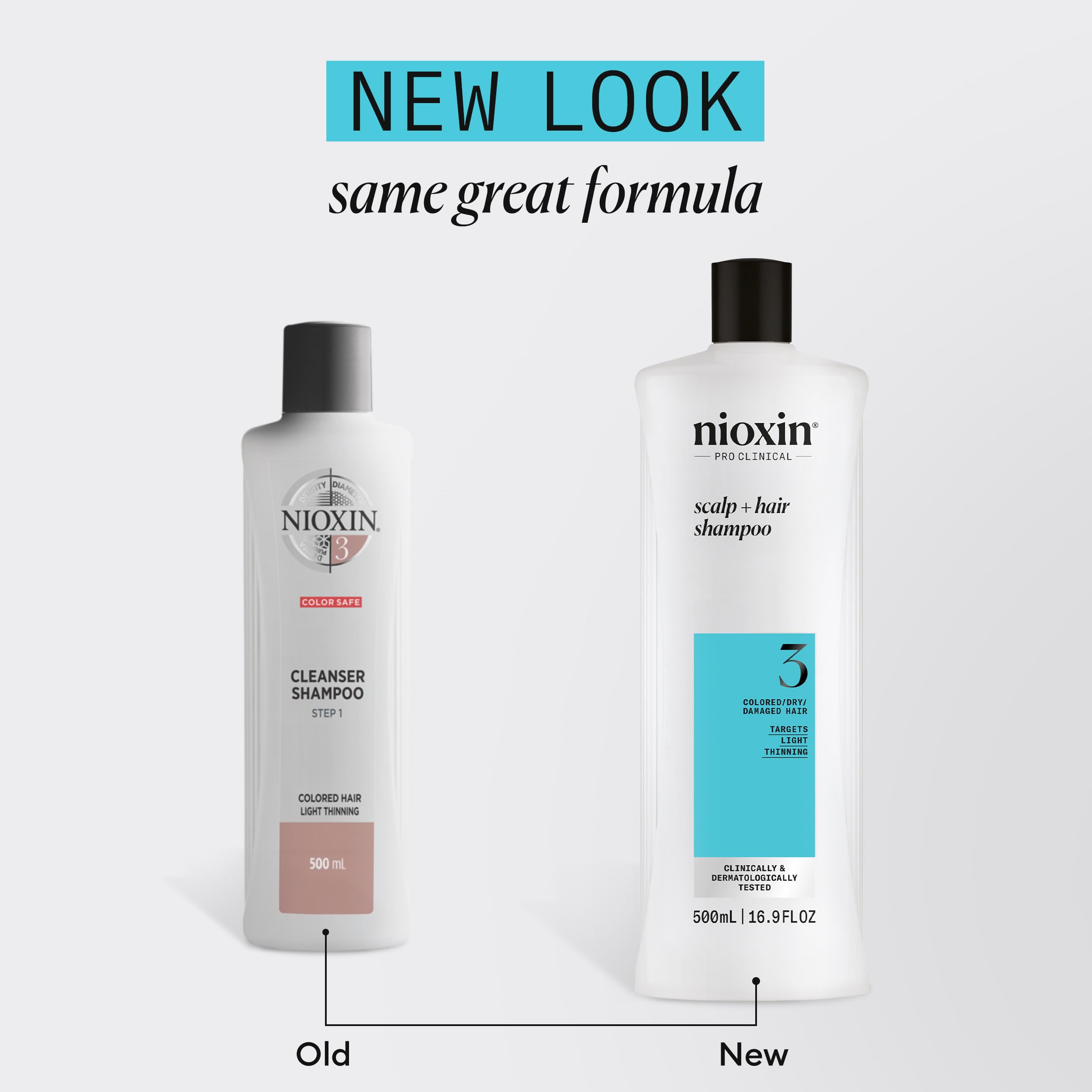 Foto 3 pulgar | Shampoo Nioxin System 3, Limpiador Para Cabello Teñido, 500 Ml - Venta Internacional.