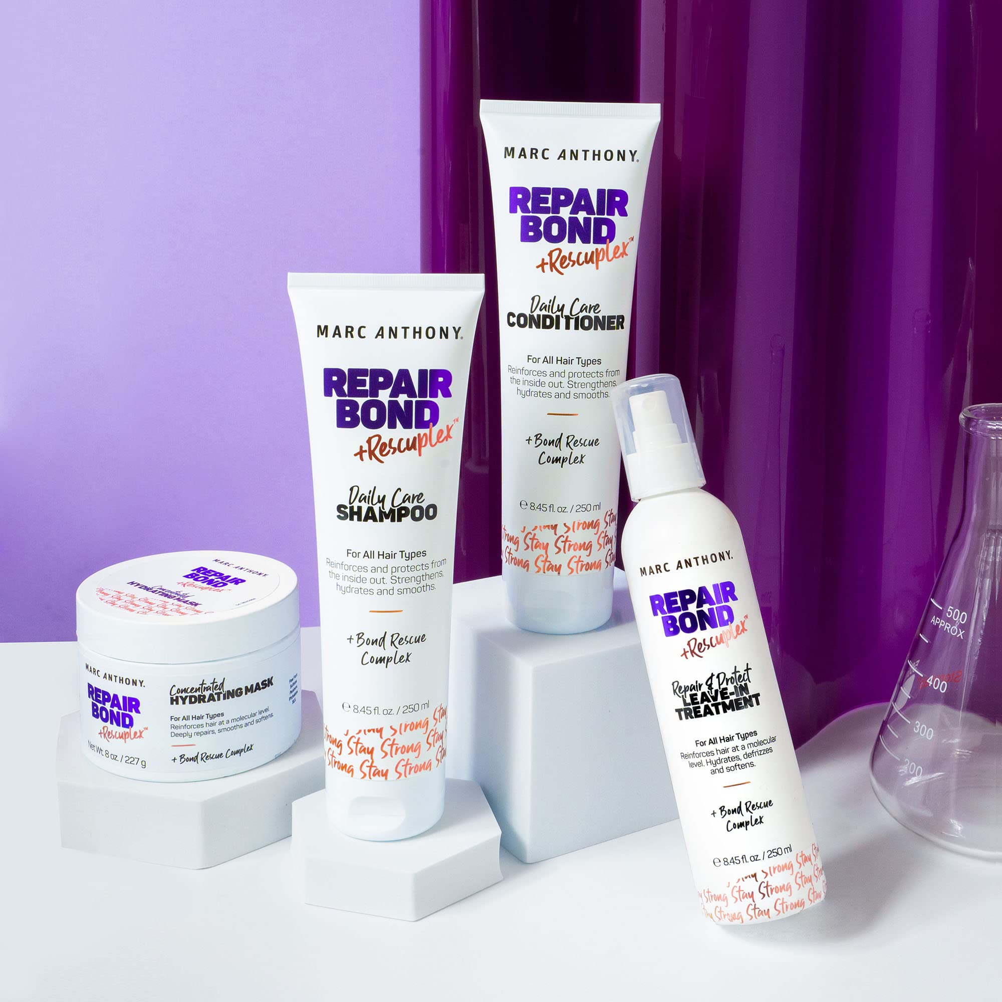 Foto 5 pulgar | Champú Marc Anthony Repair Bond +rescuplex 250 Ml - Venta Internacional.