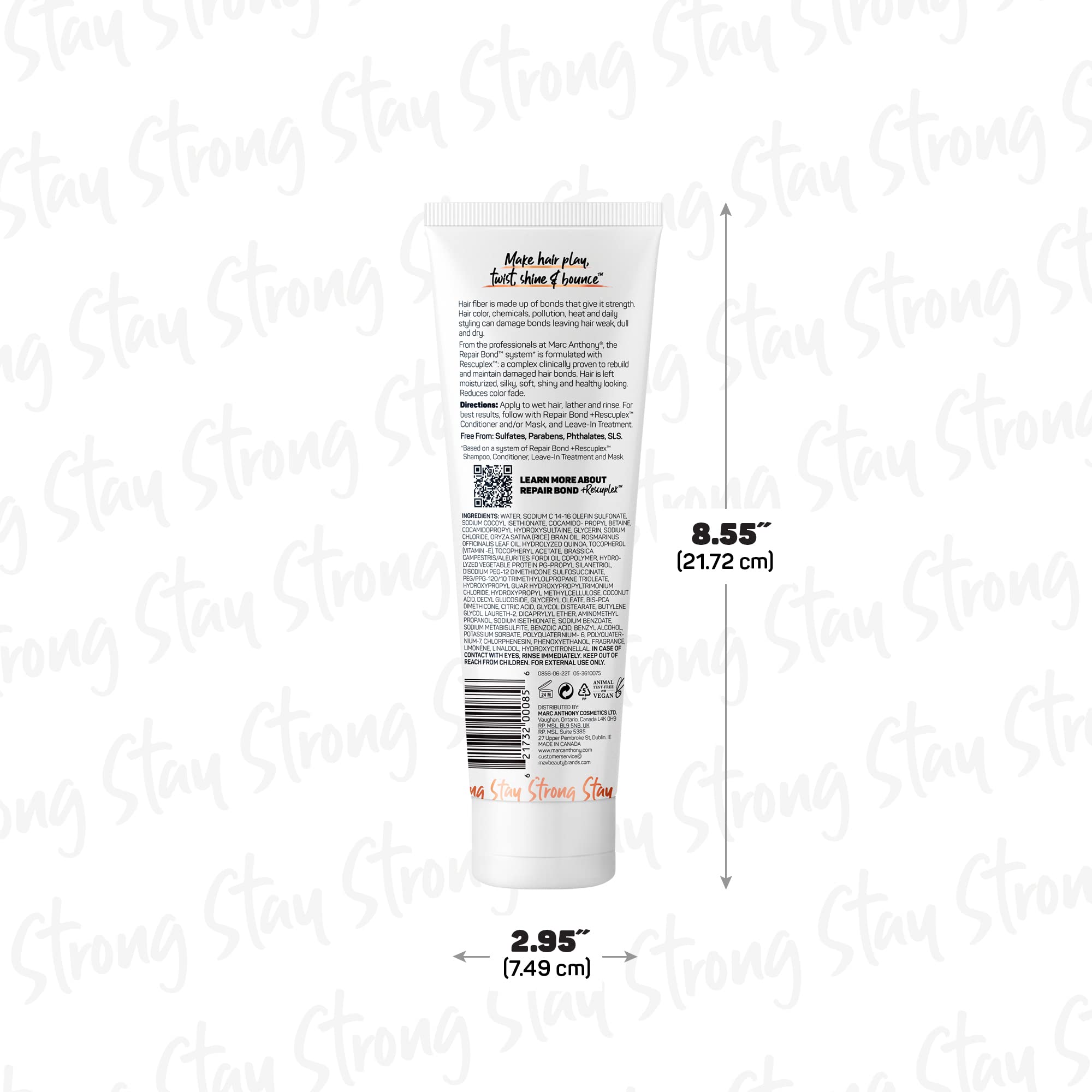 Foto 6 pulgar | Champú Marc Anthony Repair Bond +rescuplex 250 Ml - Venta Internacional.