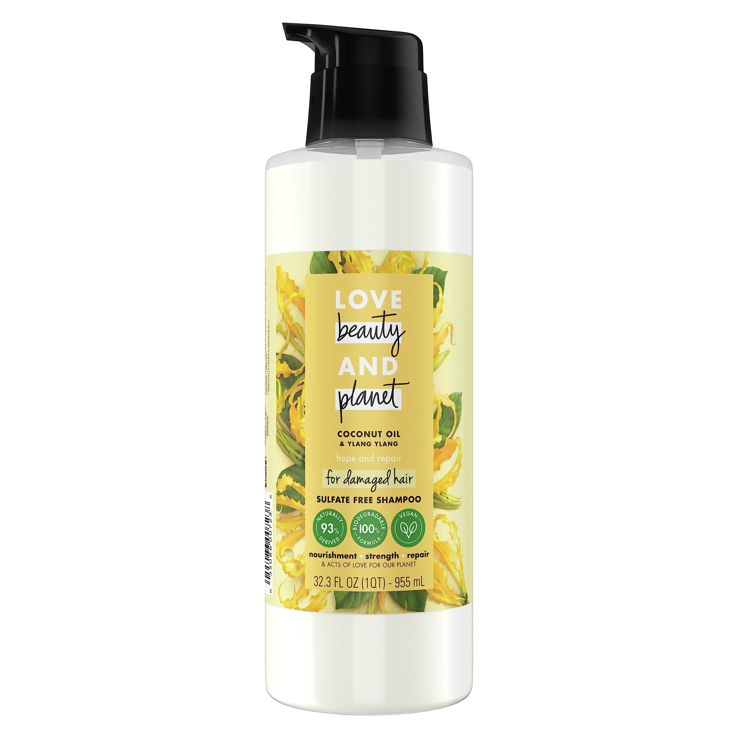 Champú Love Beauty And Planet Con Aceite De Coco E Ylang 960 Ml - Venta Internacional.