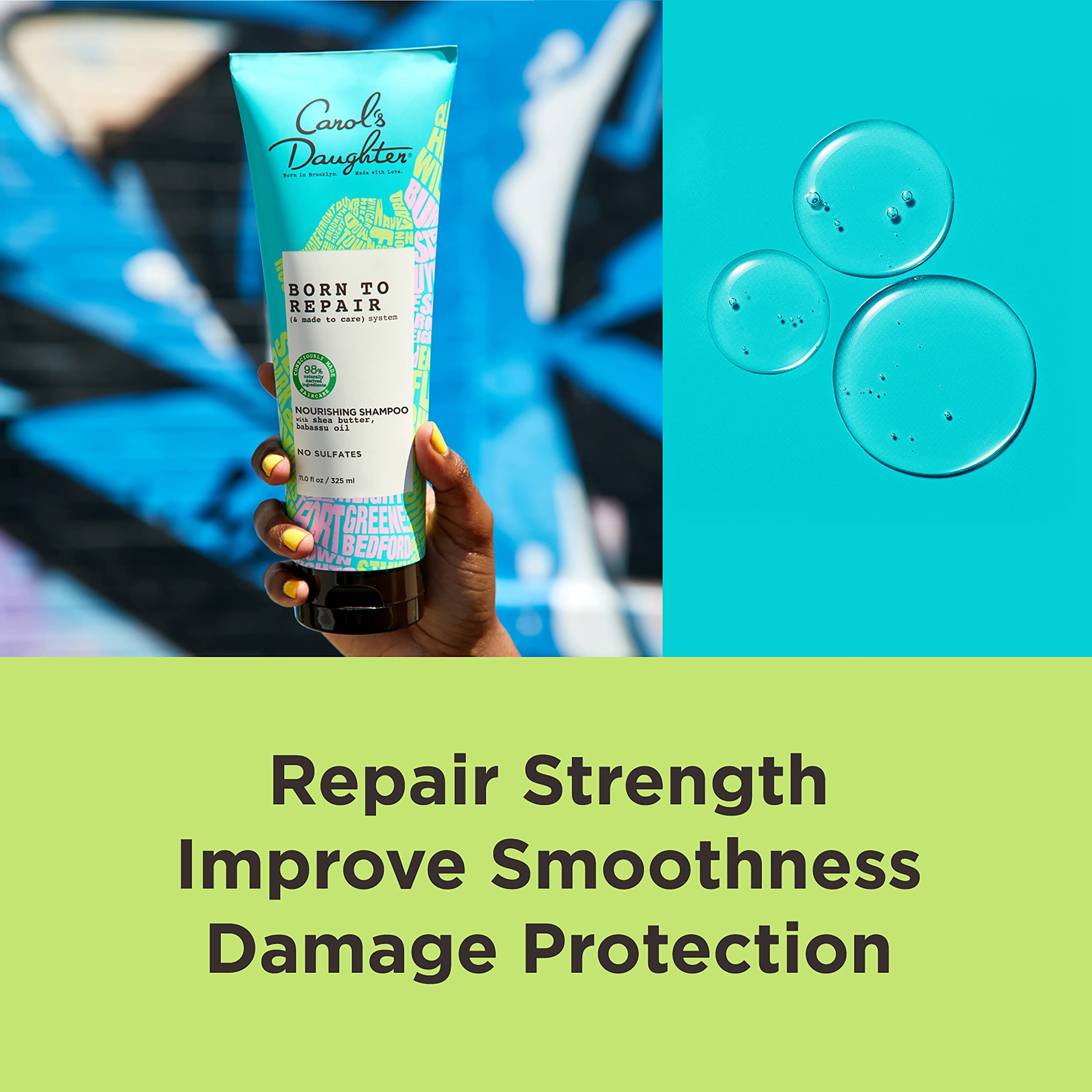 Foto 5 pulgar | Champú Carol's Daughter Born To Repair Nutritive 325 Ml - Venta Internacional.
