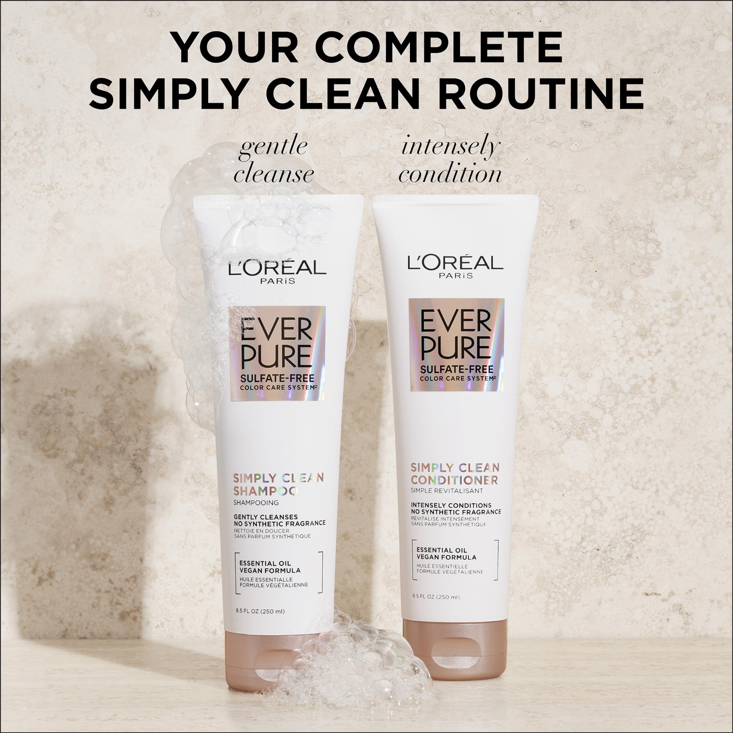Foto 8 pulgar | Champú L'oreal Paris Everpure Simply Clean, 250 Ml, Sin Sulfatos - Venta Internacional.