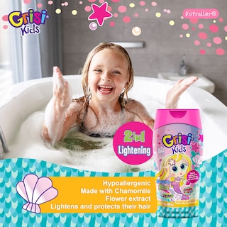 Foto 5 | Champú Acondicionador Limpiador Con Manzanilla Grisi Kids, 300 Ml, X2 - Venta Internacional.