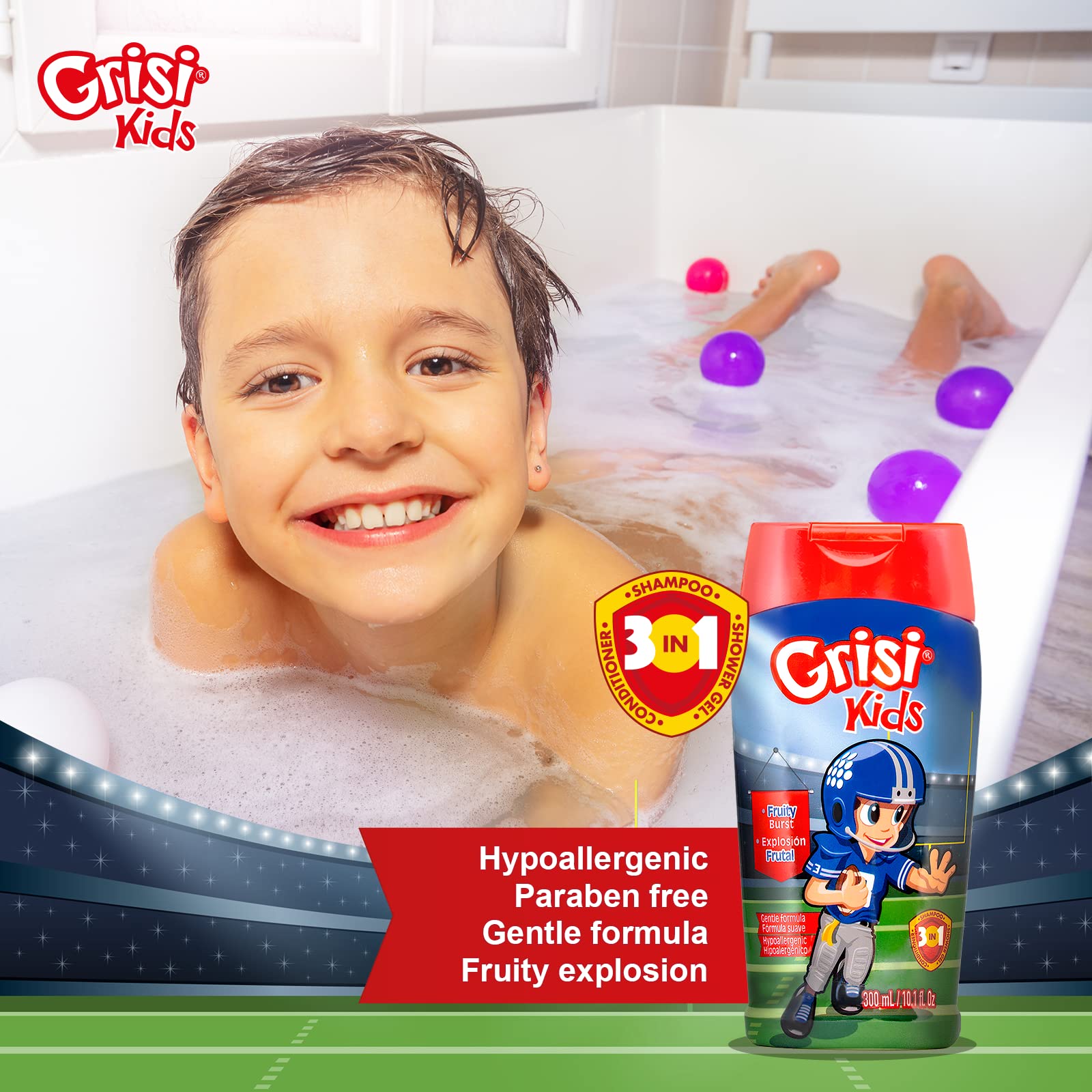 Foto 7 pulgar | Champú Acondicionador Limpiador Con Manzanilla Grisi Kids, 300 Ml, X2 - Venta Internacional.