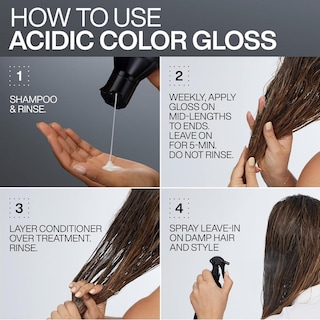 Foto 6 | Champú Redken Acid Color Gloss Sin Sulfatos, 300 Ml - Venta Internacional.