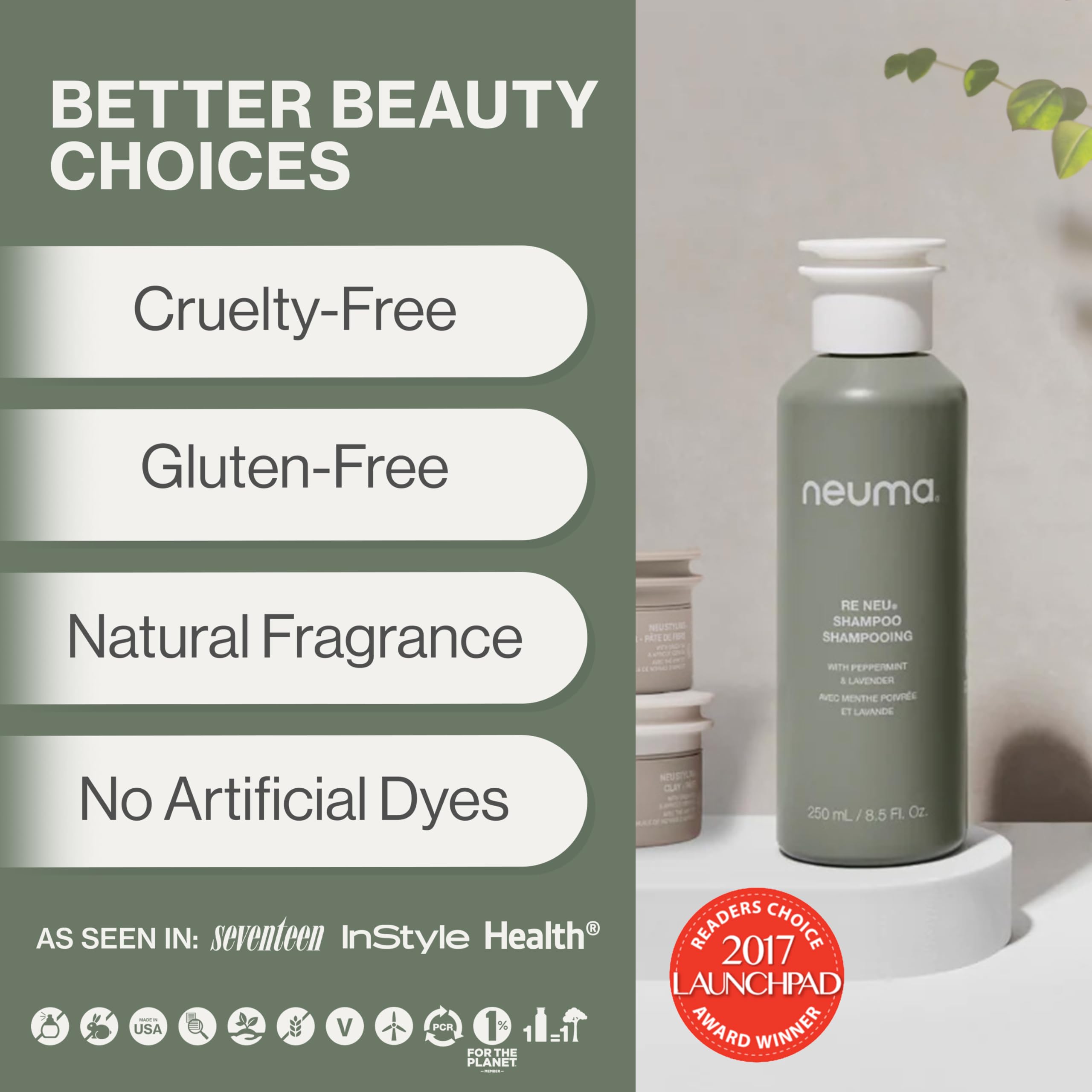 Foto 4 pulgar | Champú Neuma Re Neu Revitalizante Sin Sulfatos 250 Ml - Venta Internacional.