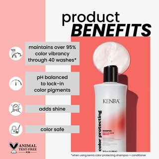 Foto 2 | Champú Kenra Color Protector Y Mantenimiento Del Color 300 Ml - Venta Internacional.