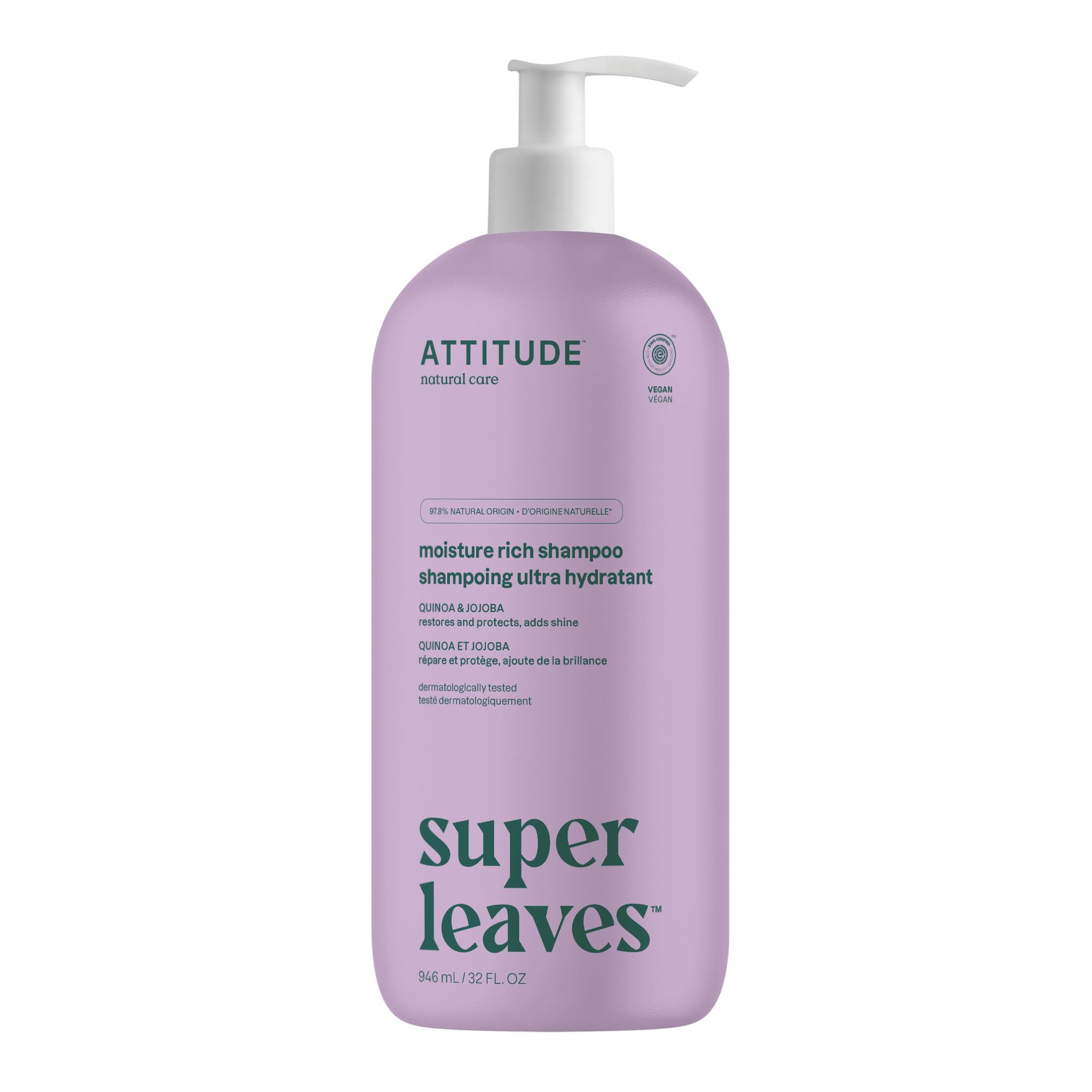 Foto 2 pulgar | Champú Attitude Moisture Rich Para Cabello Seco Y Dañado 946 Ml - Venta Internacional.