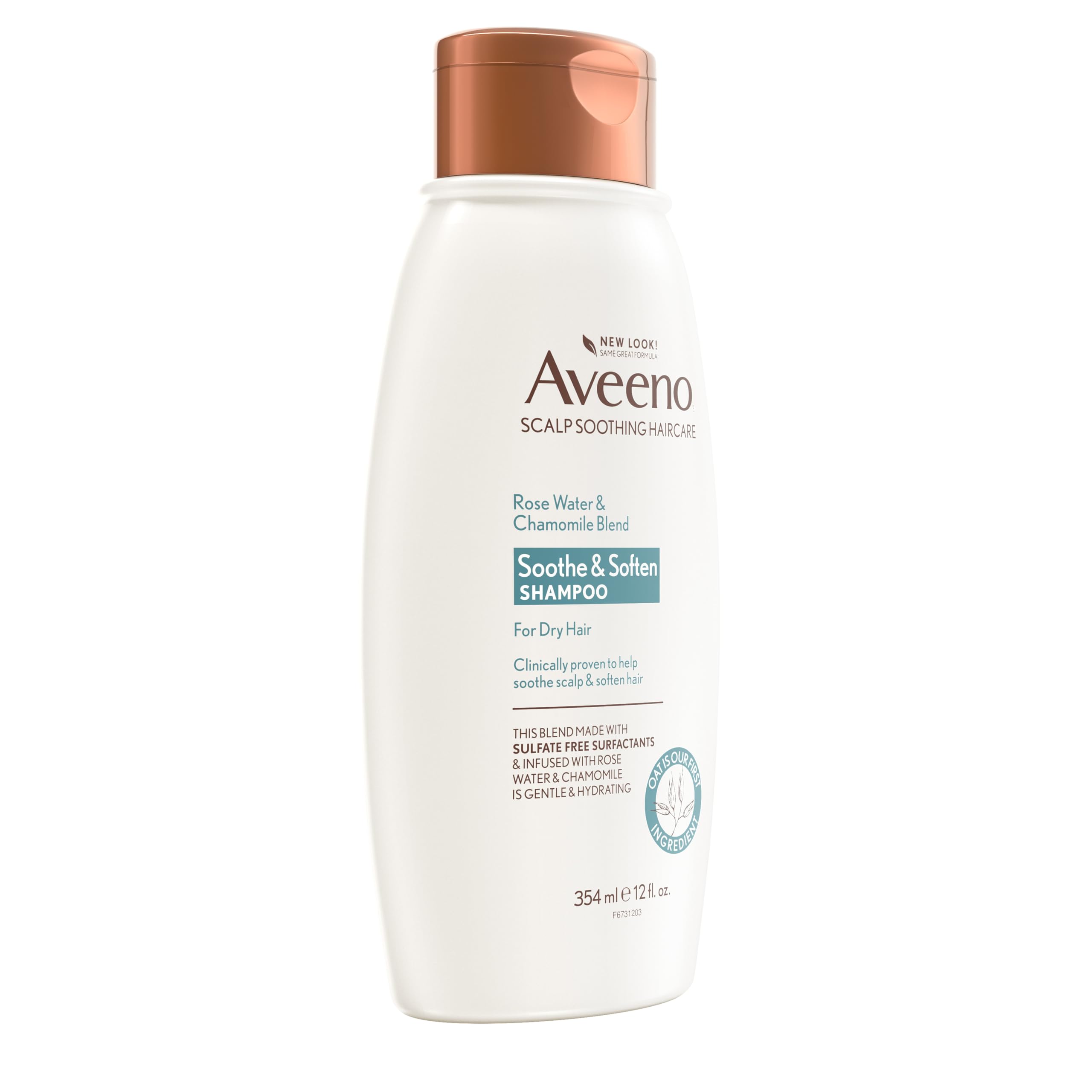 Foto 7 pulgar | Champú Hidratante Aveeno Con Agua De Rosas Y Manzanilla, 355 Ml - Venta Internacional.