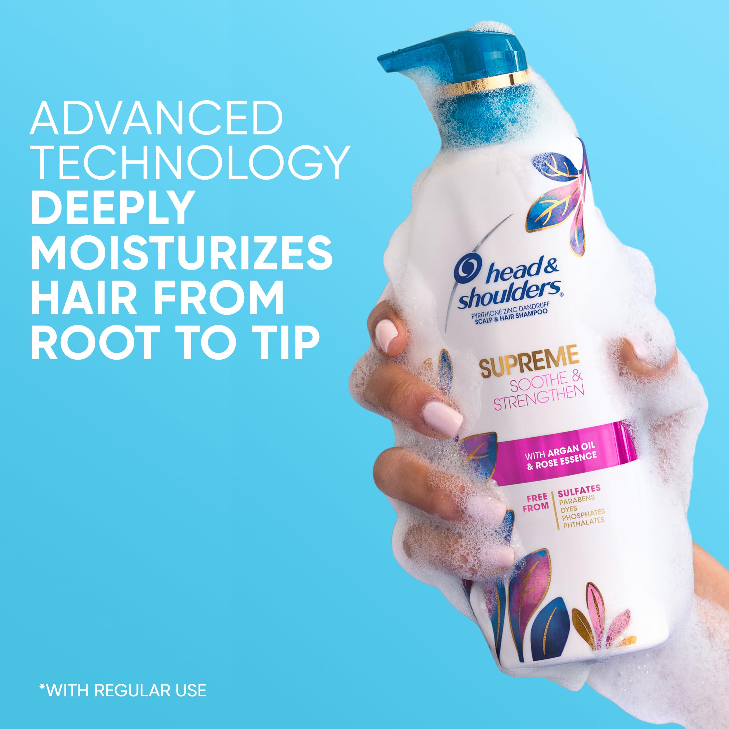 Foto 7 | Champú Head & Shoulders Supreme Dandruff Con Aceite De Argán 830 Ml - Venta Internacional.