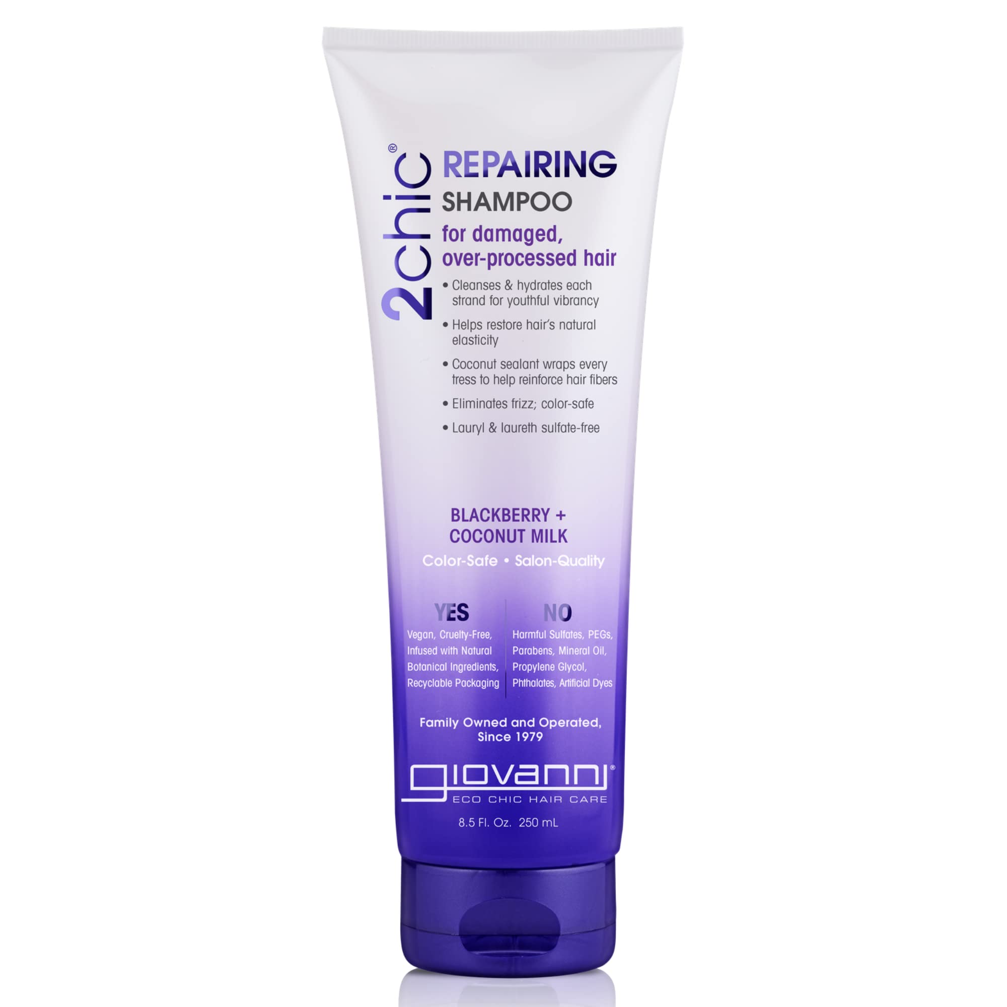Foto 2 pulgar | Set De Champú Giovanni 2chic Ultrareparador Para Cabello Dañado 250 Ml - Venta Internacional.