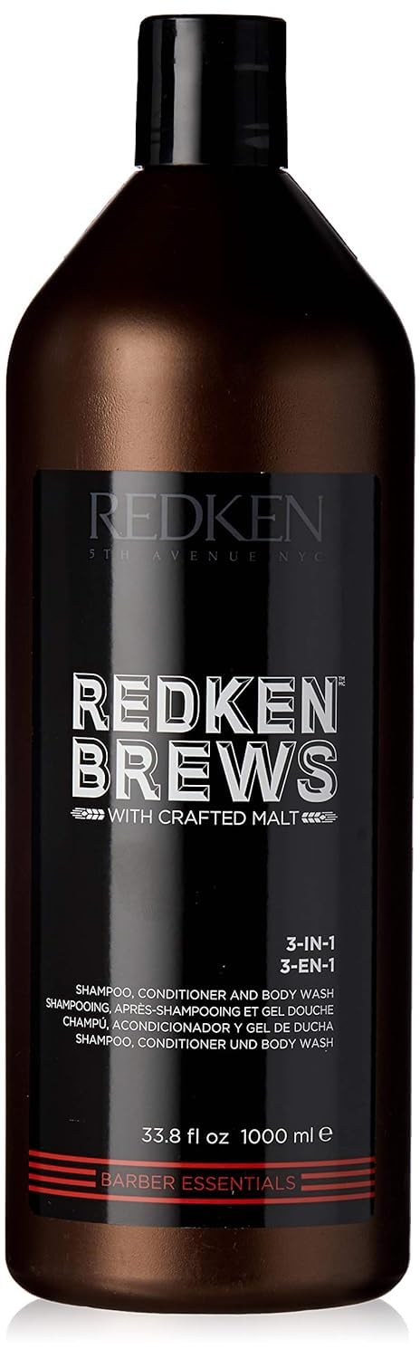 Foto 2 pulgar | Champú, Acondicionador Y Gel De Baño 3 En 1 Redken Brews - Venta Internacional.