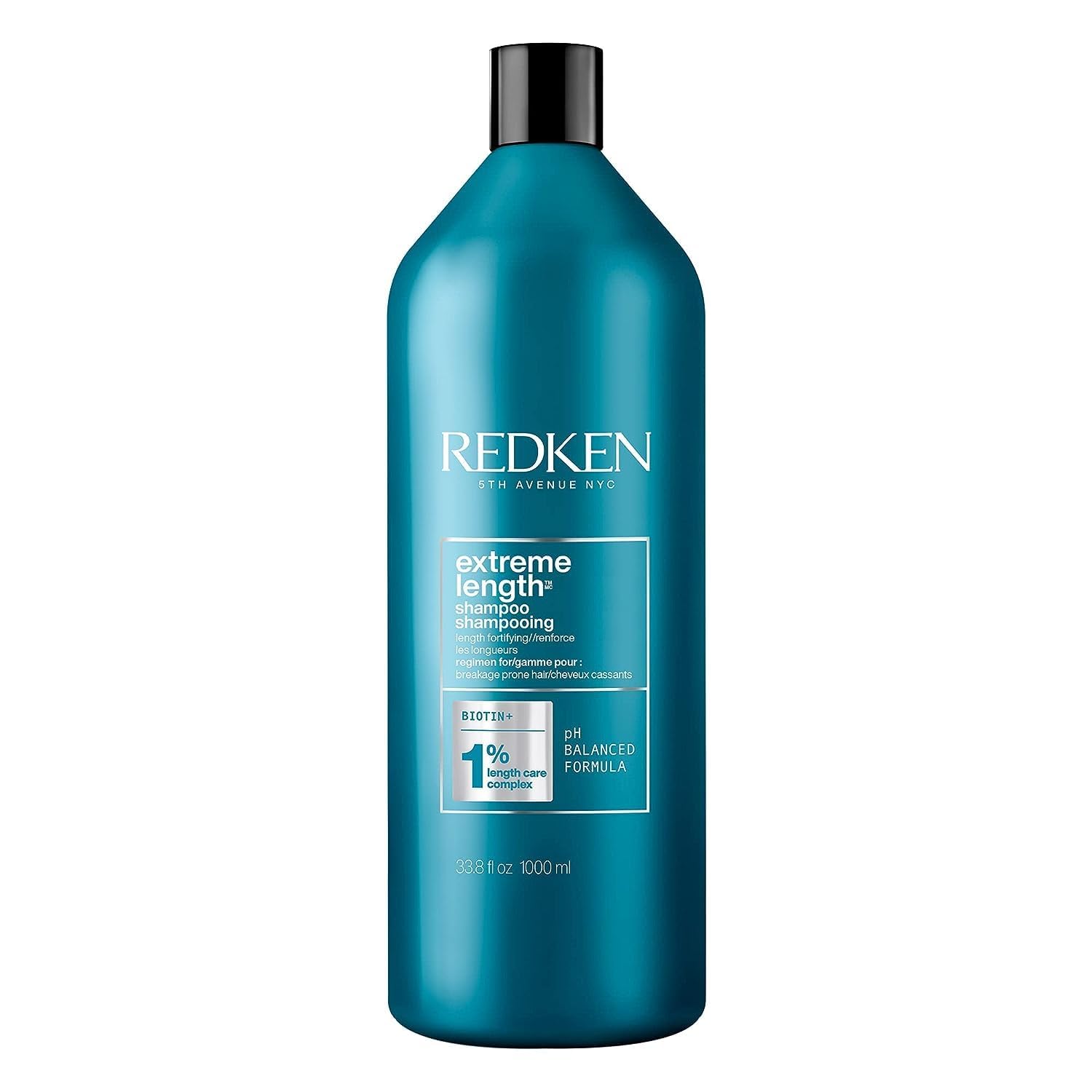 Champú Redken Extreme Length Para El Crecimiento Del Cabello, 1 Litro - Venta Internacional.