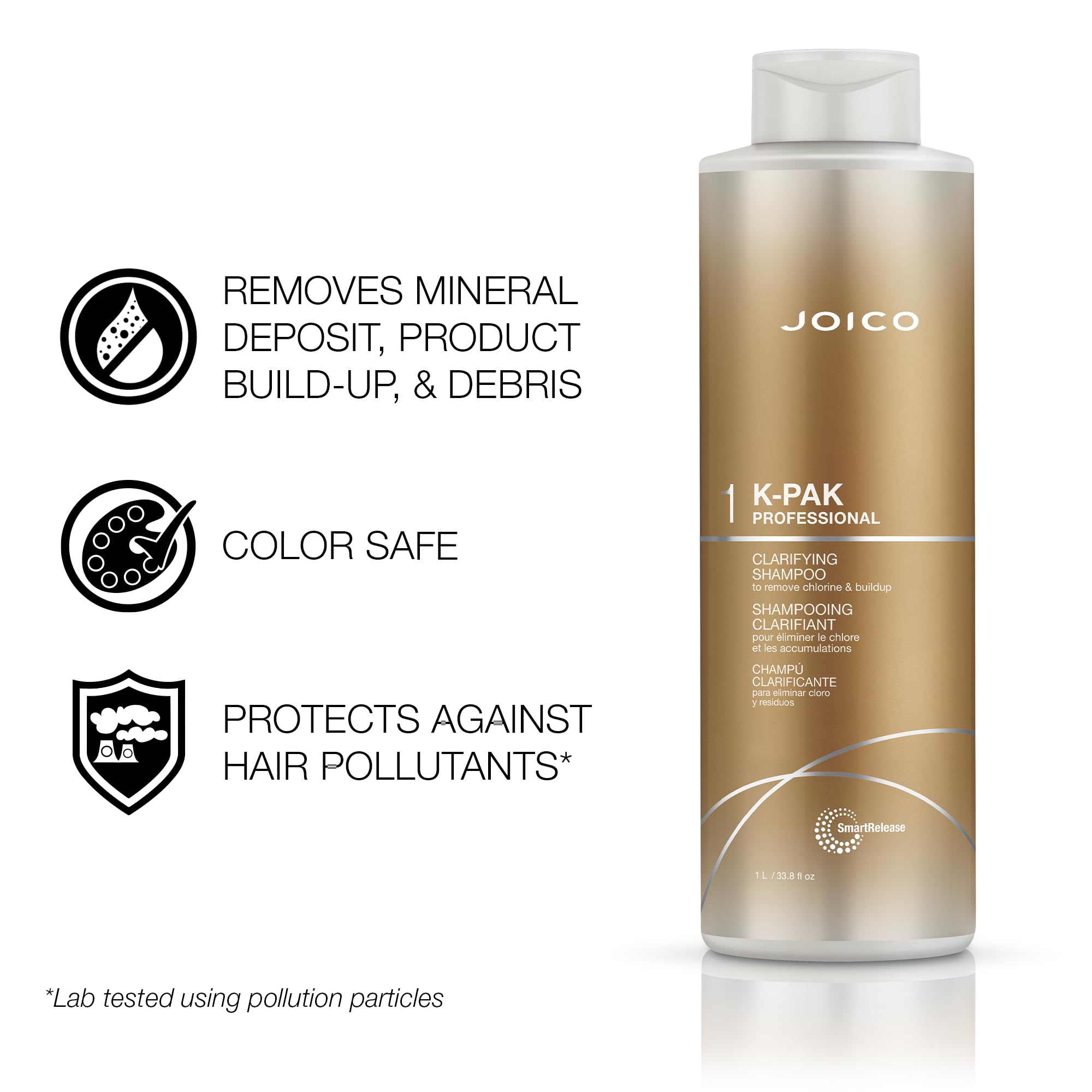 Foto 3 pulgar | Champú Joico K-pak Daily Clarifying 1l Para Cabello Dañado - Venta Internacional.