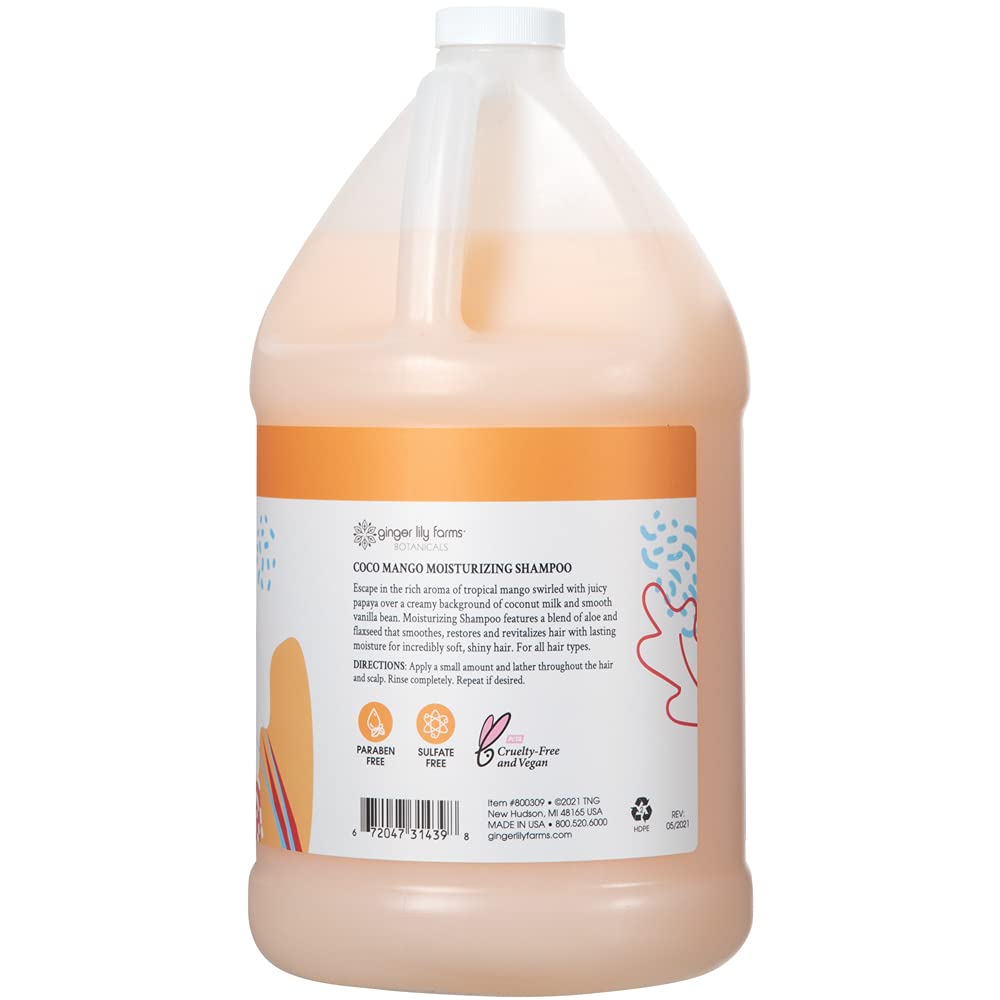 Foto 2 | Champú Ginger Lily Farms Botanicals Coco Mango 3,8 L - Venta Internacional.