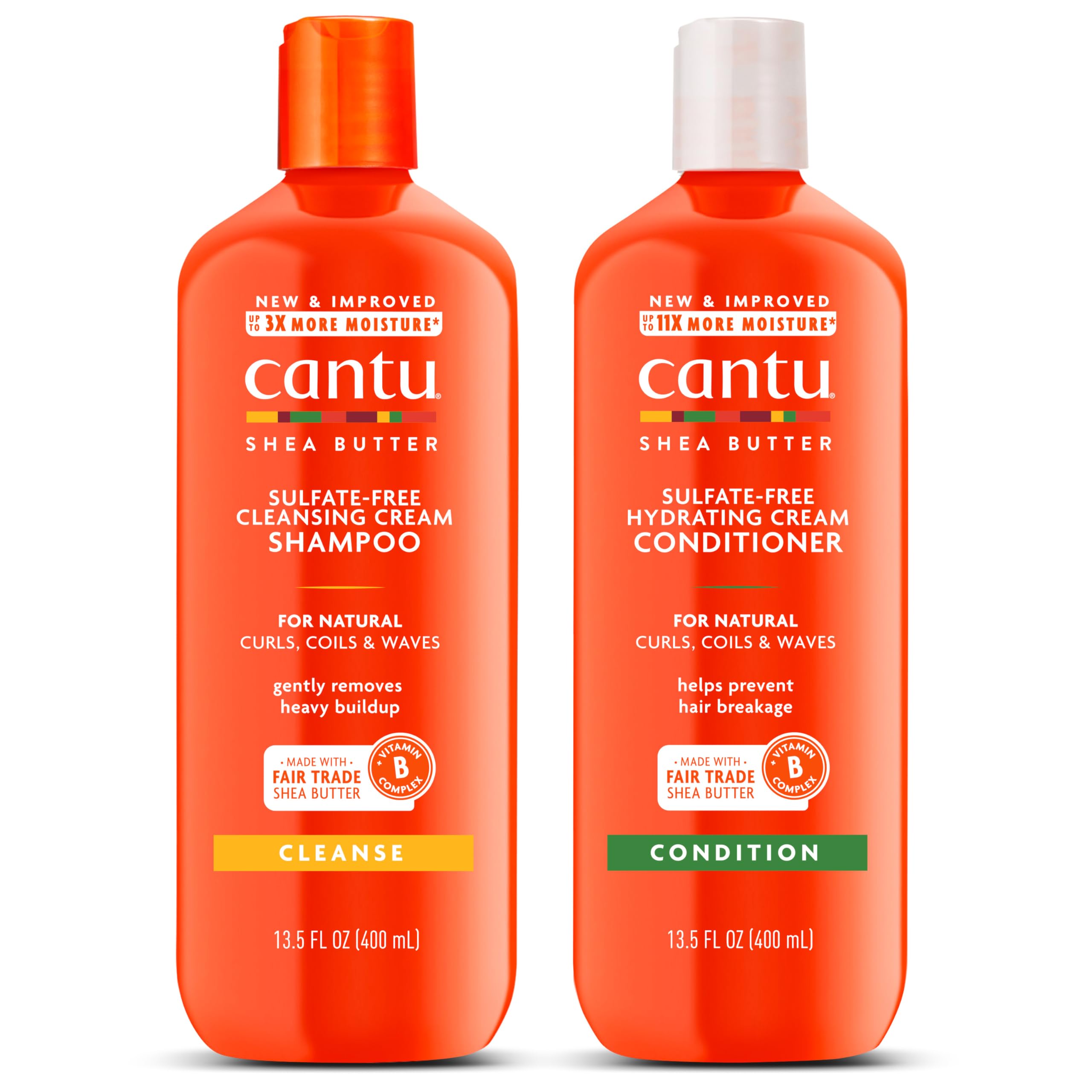 Paquete De Champú Y Acondicionador Cantu Cream 400 Ml (paquete De 2) - Venta Internacional.