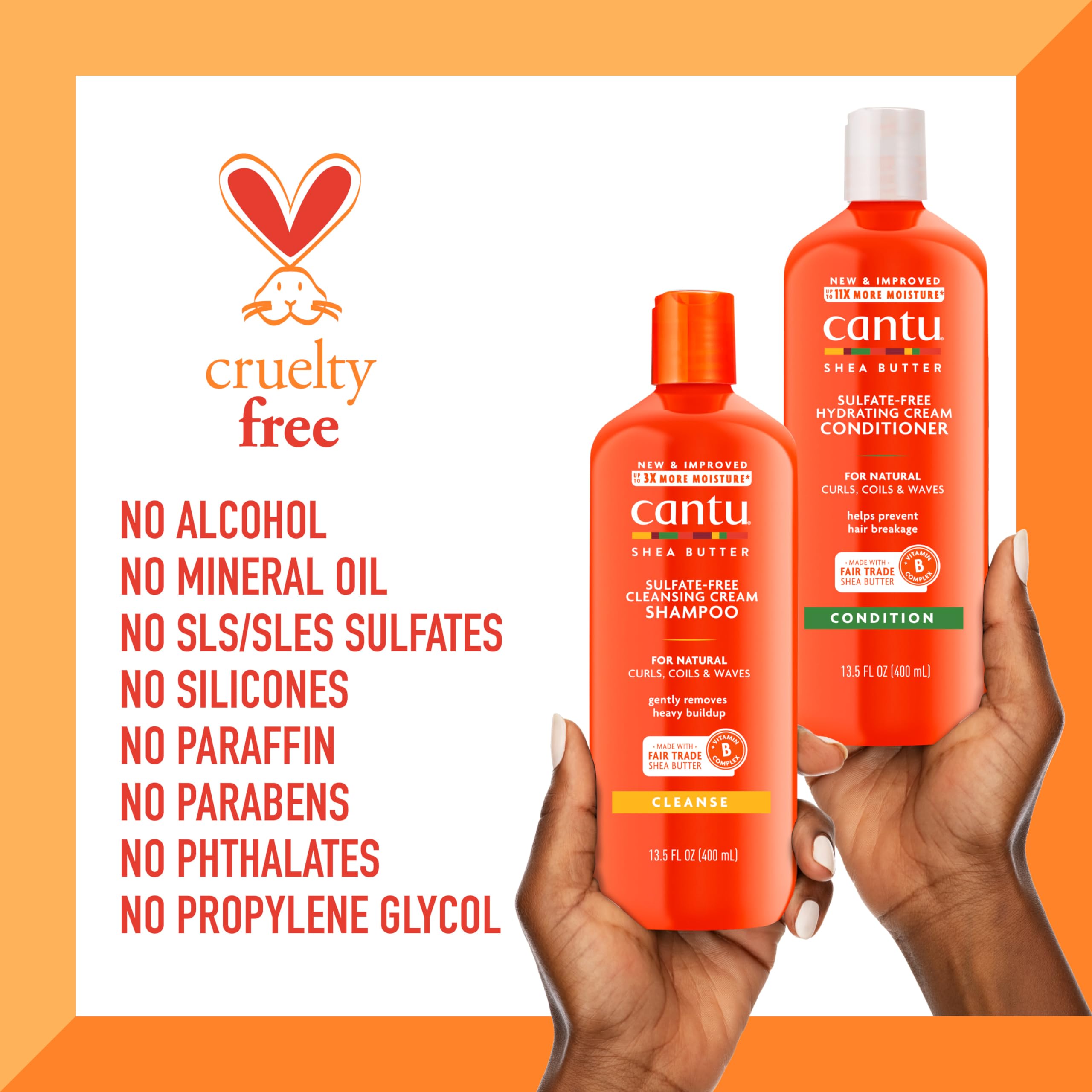 Foto 6 | Paquete De Champú Y Acondicionador Cantu Cream 400 Ml (paquete De 2) - Venta Internacional.