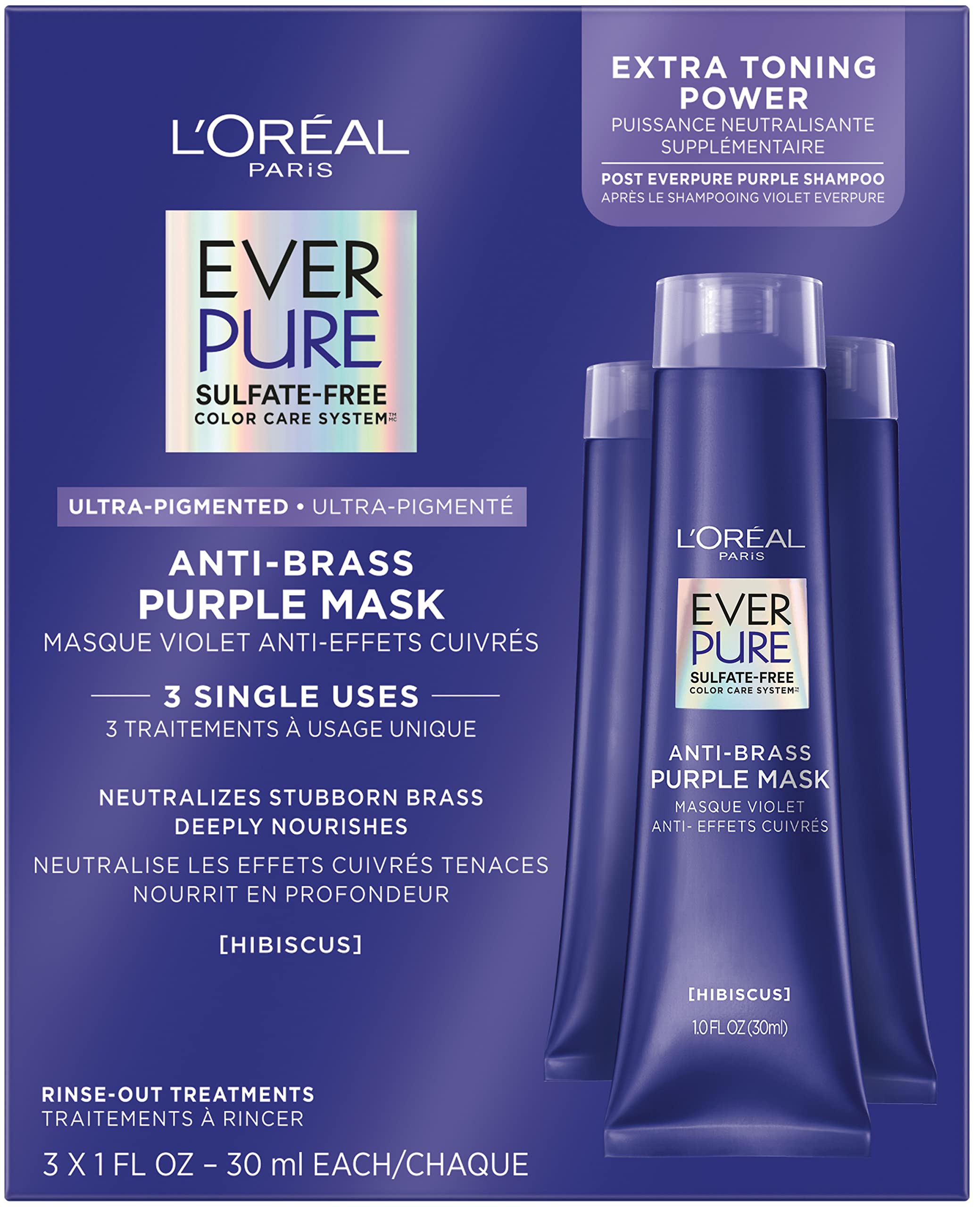 Foto 2 pulgar | Mascarilla Aclarante L'oreal Paris Everpure Ultra Pigmentada 90 Ml - Venta Internacional.