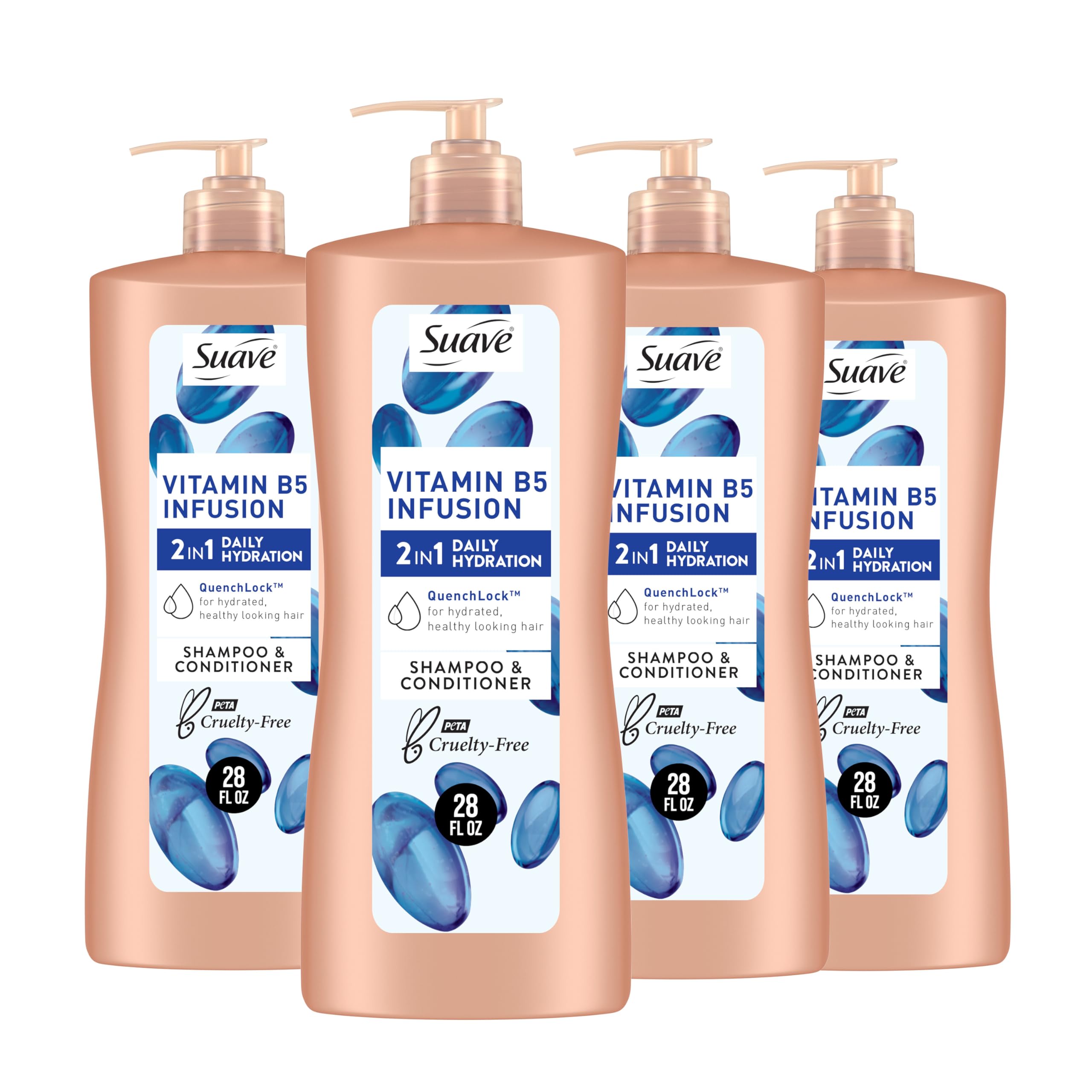 Foto 1 | Champú Y Acondicionador Suave 2 En 1 Moisture, 800 Ml (paquete De 4) - Venta Internacional.