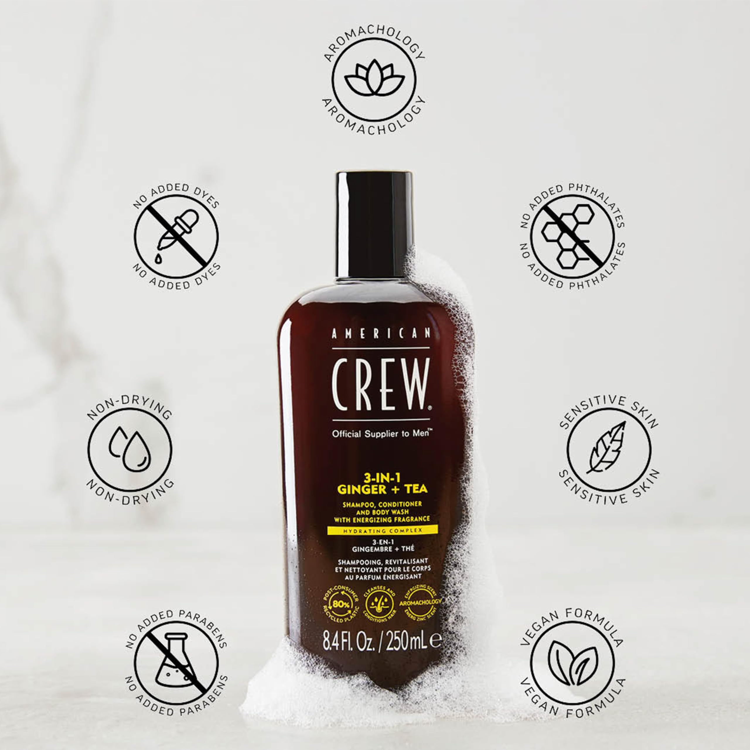 Foto 7 pulgar | Champú, Acondicionador Y Gel De Baño 3 En 1 American Crew - Venta Internacional.