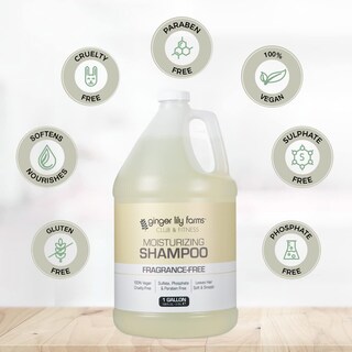 Foto 4 | Champú Hidratante Ginger Lily Farms Club & Fitness 3,8 L - Venta Internacional.