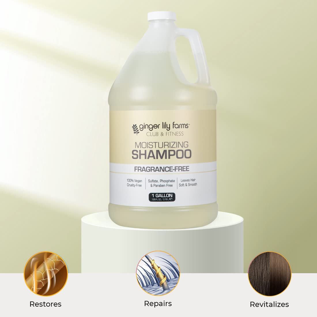 Foto 6 pulgar | Champú Hidratante Ginger Lily Farms Club & Fitness 3,8 L - Venta Internacional.