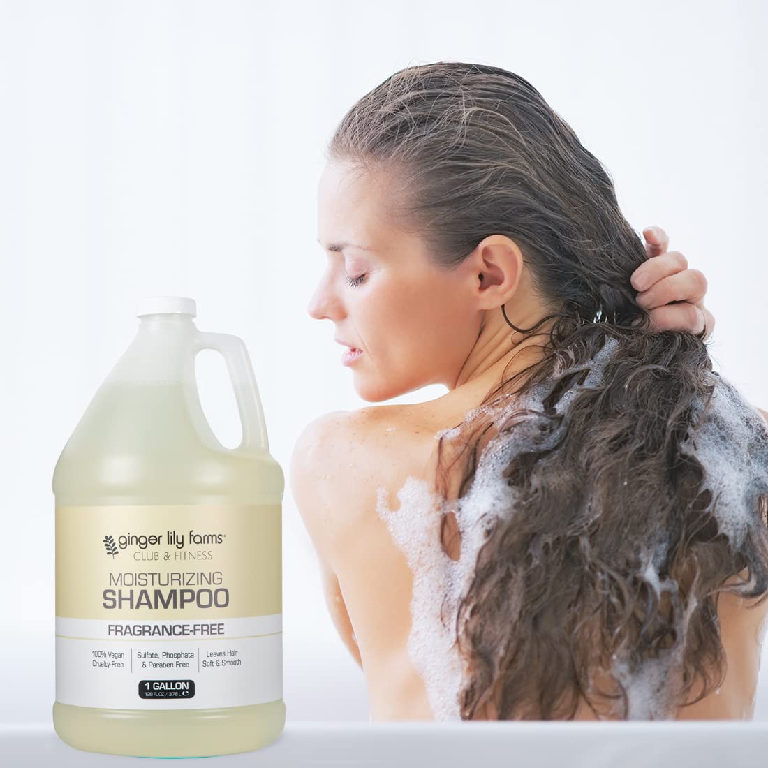 Foto 7 pulgar | Champú Hidratante Ginger Lily Farms Club & Fitness 3,8 L - Venta Internacional.