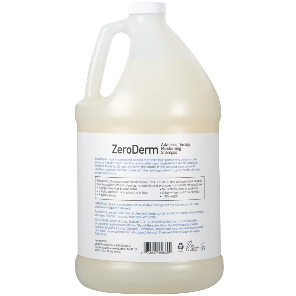 Foto 3 pulgar | Champú Ginger Lily Farms Zeroderm Advanced Therapy 3,8 L - Venta Internacional.