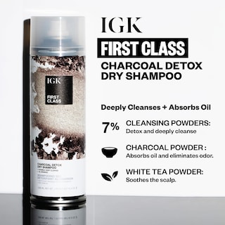Foto 2 | Champú Seco Igk First Class Charcoal Detox 185 Ml Vegan - Venta Internacional.