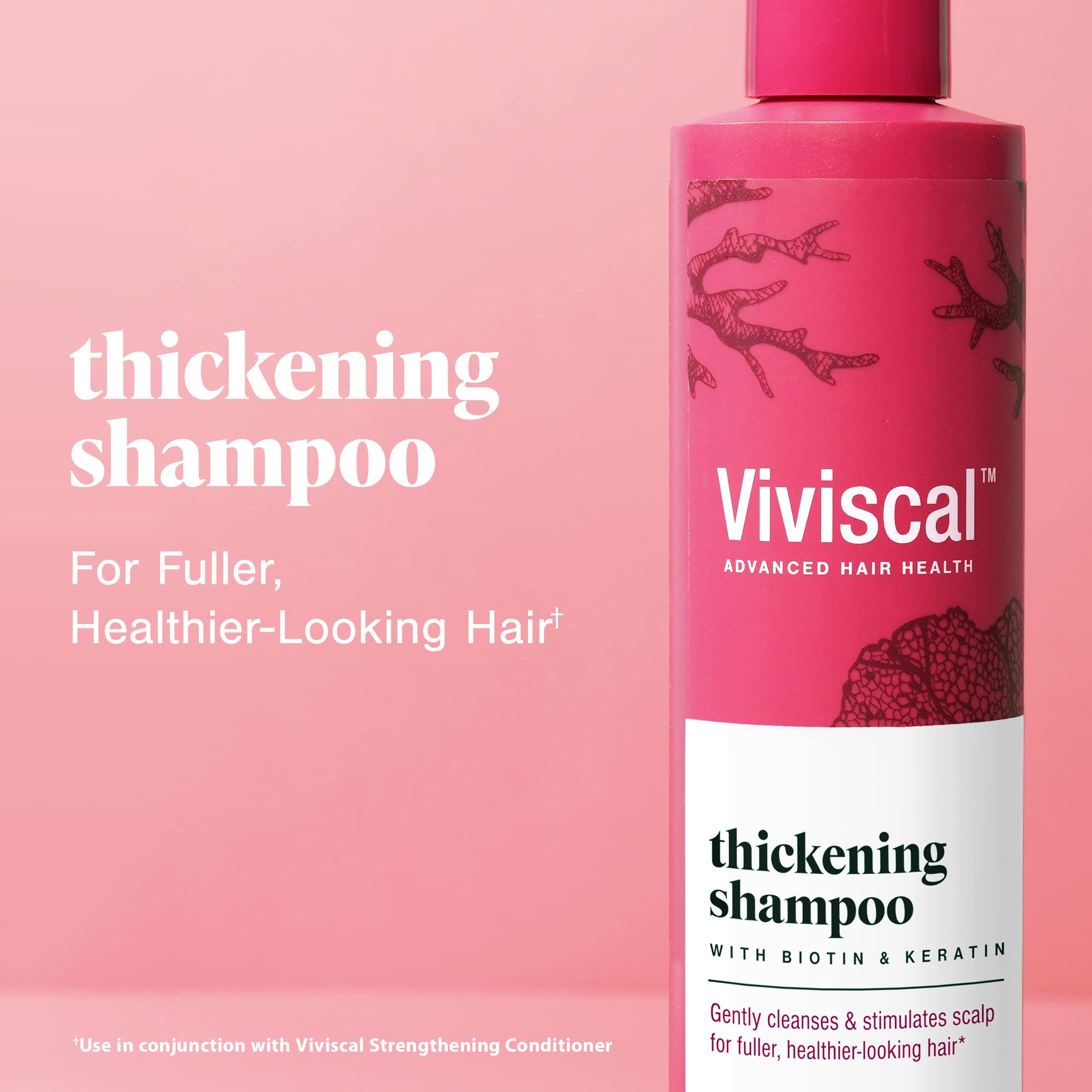 Foto 3 pulgar | Champú Viviscal Thickening Con Biotina Y Queratina 250 Ml - Venta Internacional.