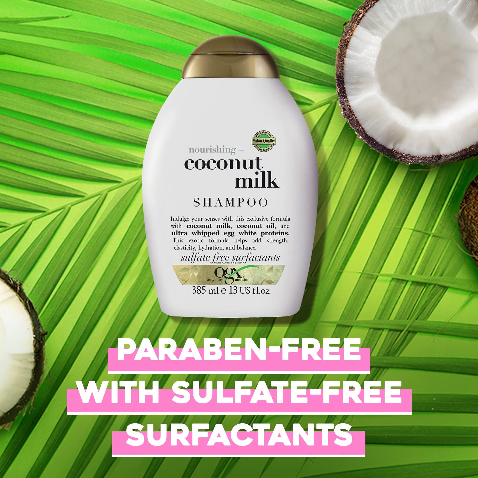 Foto 5 | Shampoo Ogx Leche De Coco Nutritiva 384 Ml (paquete De 2) - Venta Internacional.