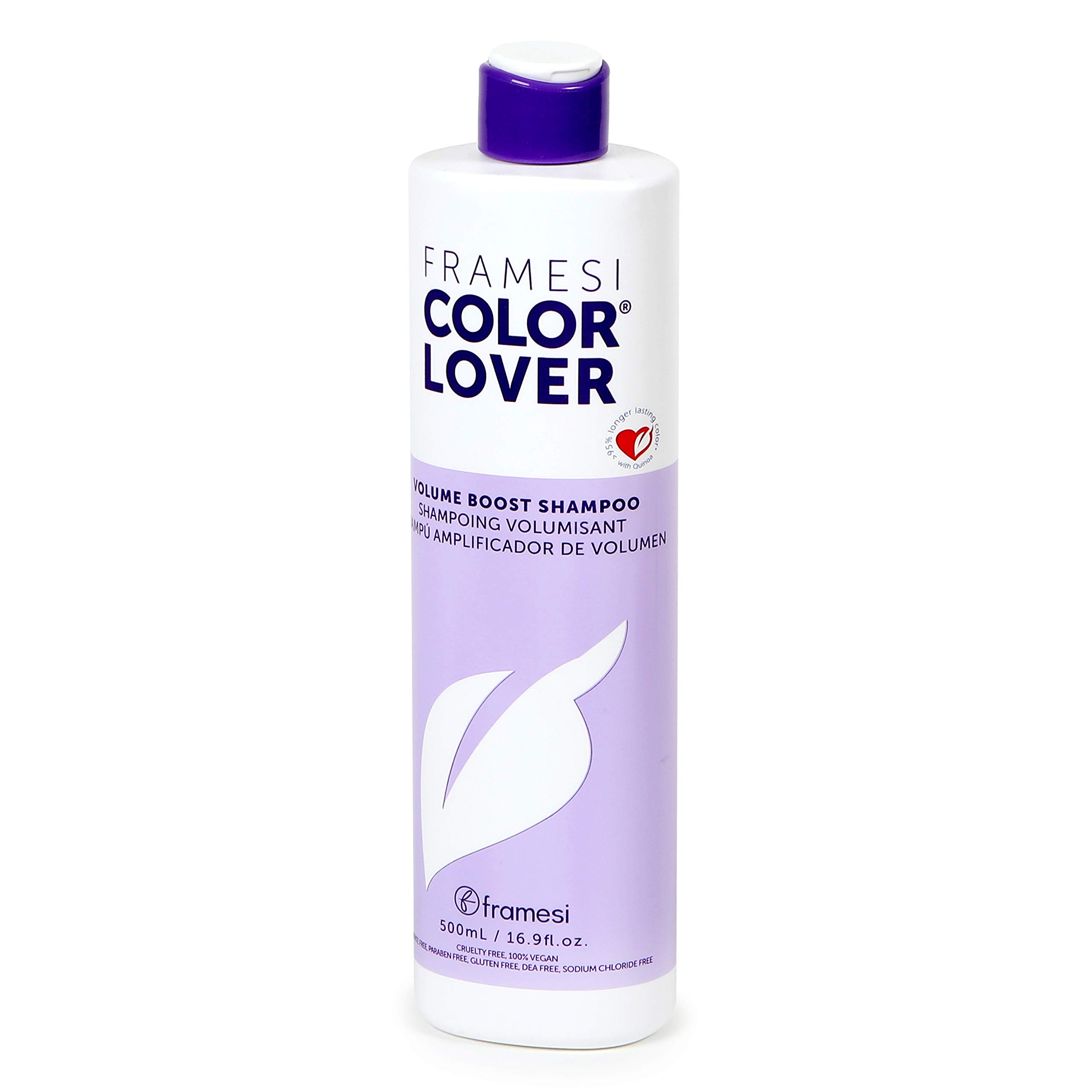 Champú Framesi Color Lover Volume Boost, 500 Ml, Sin Sulfatos - Venta Internacional.