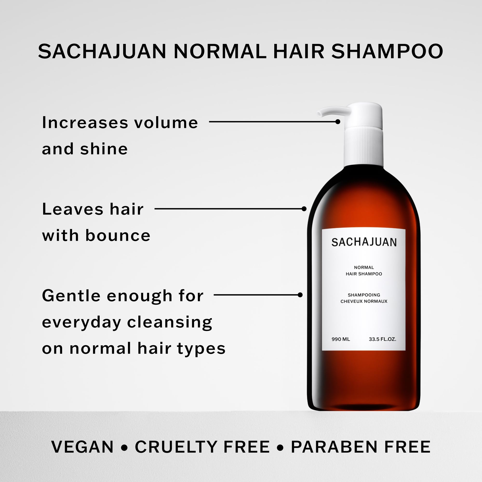 Foto 3 pulgar | Champú Sachajuan Normal Hair Everyday, 1 Litro, Con Volumen Y Brillo - Venta Internacional.