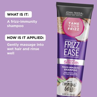 Foto 4 | Champú John Frieda Frizz-immunity Con Aceite De Coco Puro 250 Ml - Venta Internacional.
