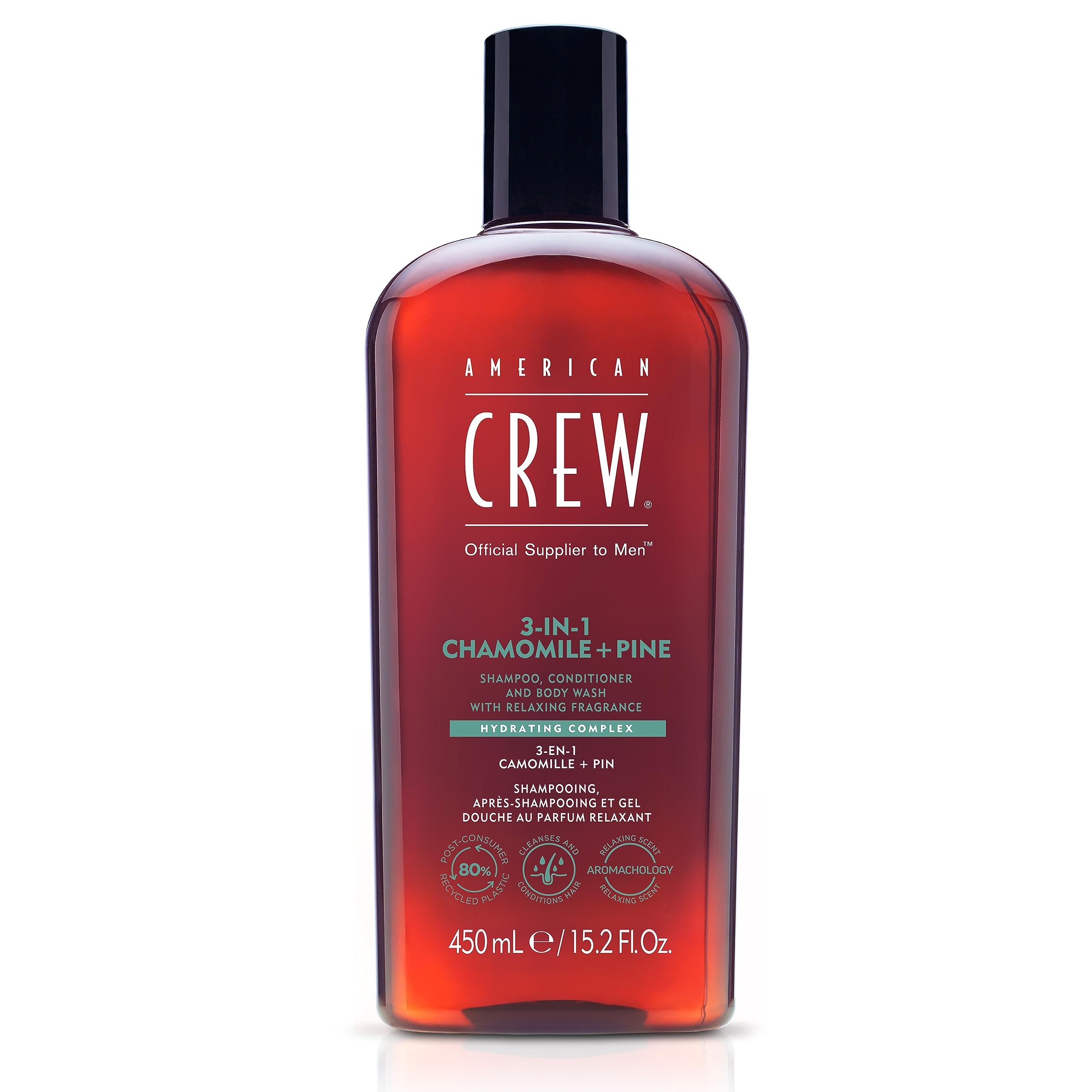 Foto 2 pulgar | Champú, Acondicionador Y Gel De Baño American Crew 450 Ml - Venta Internacional.