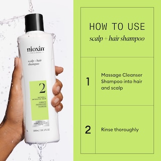 Foto 5 | Shampoo Nioxin System 2, Limpiador Para Cabello Natural, 300 Ml - Venta Internacional.