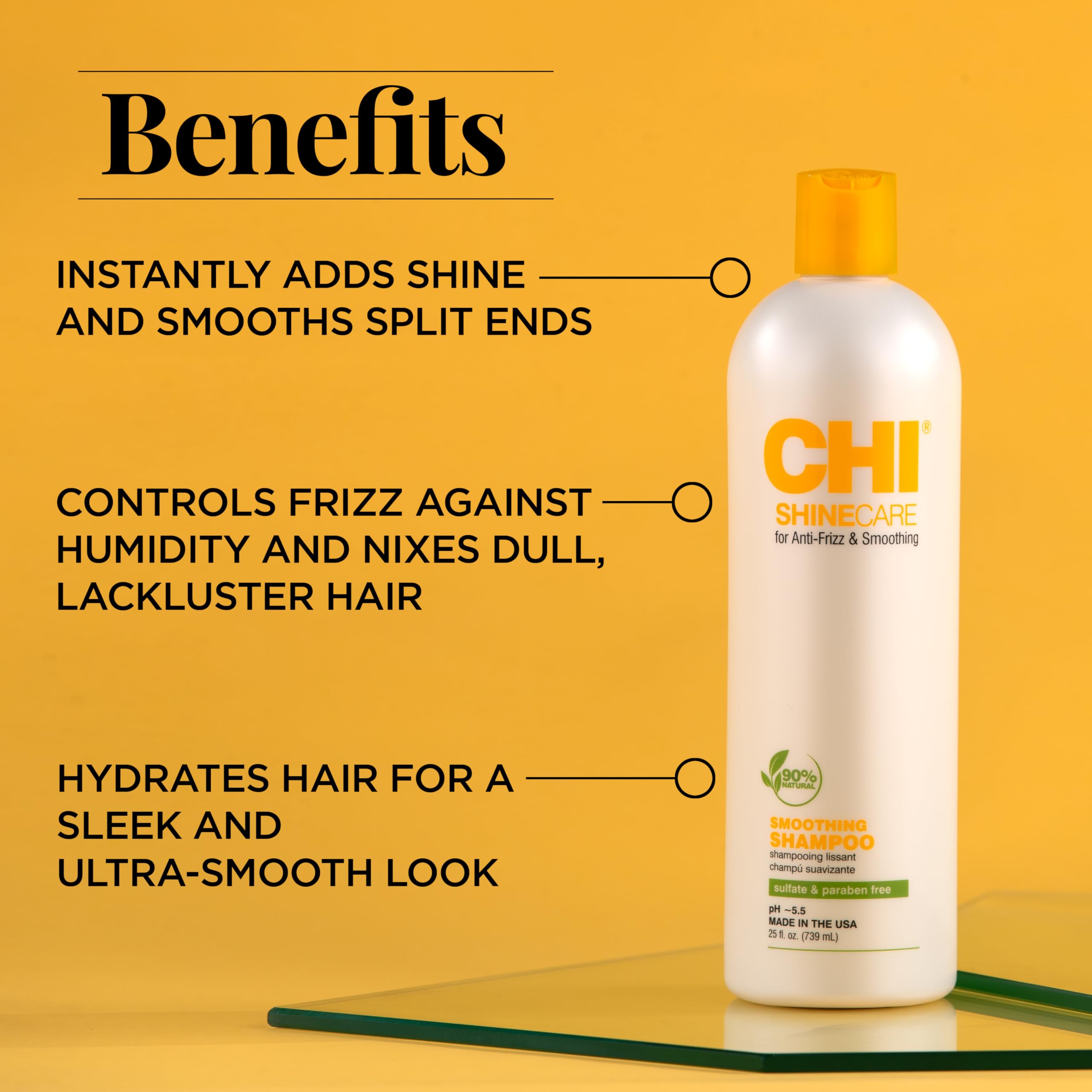 Foto 3 pulgar | Champú Chi Shinecare Suavizante 750 Ml Sin Sulfatos Y Parabenos - Venta Internacional.