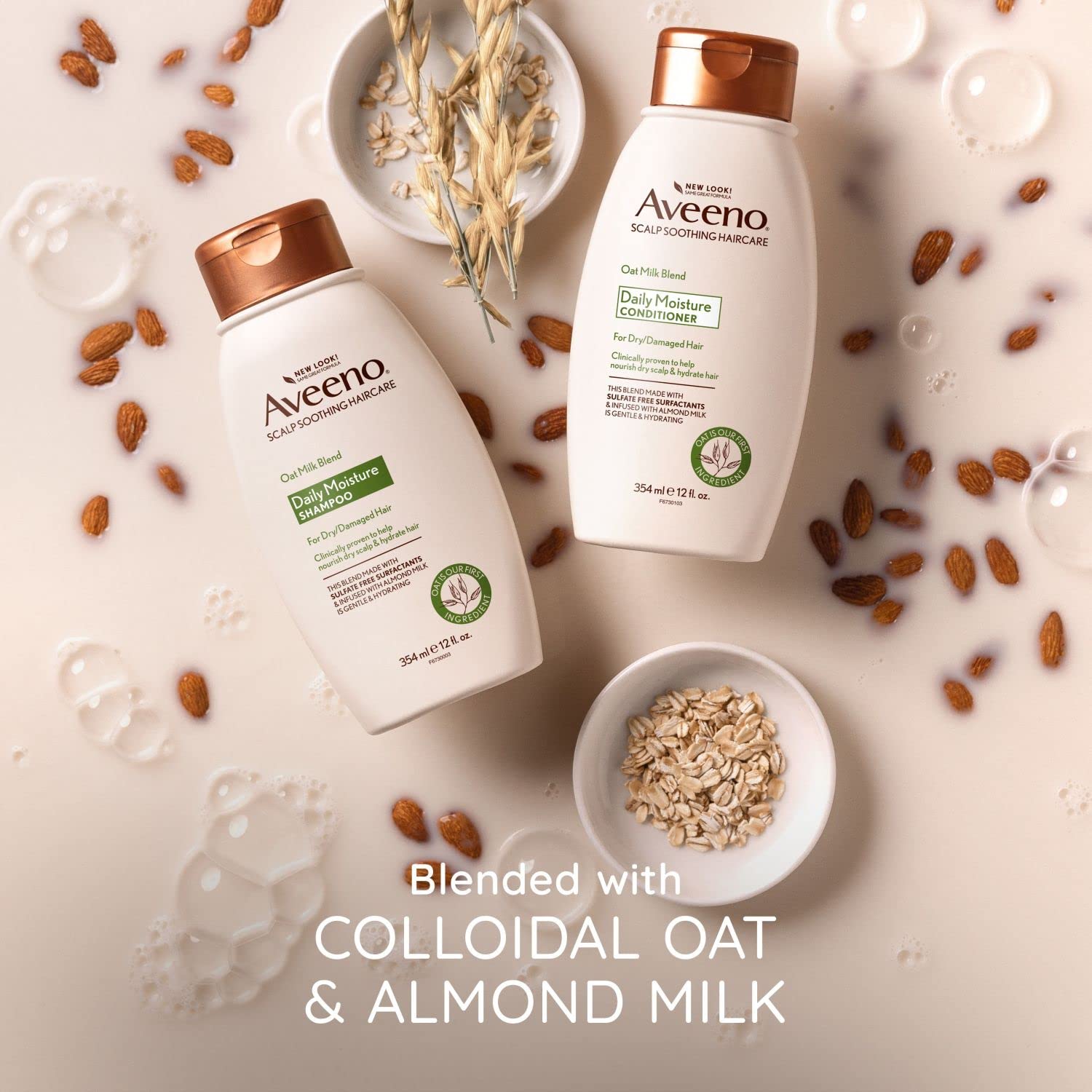 Foto 6 | Champú Aveeno Farm-fresh Oat Milk Con Avena Coloidal 355 Ml - Venta Internacional.