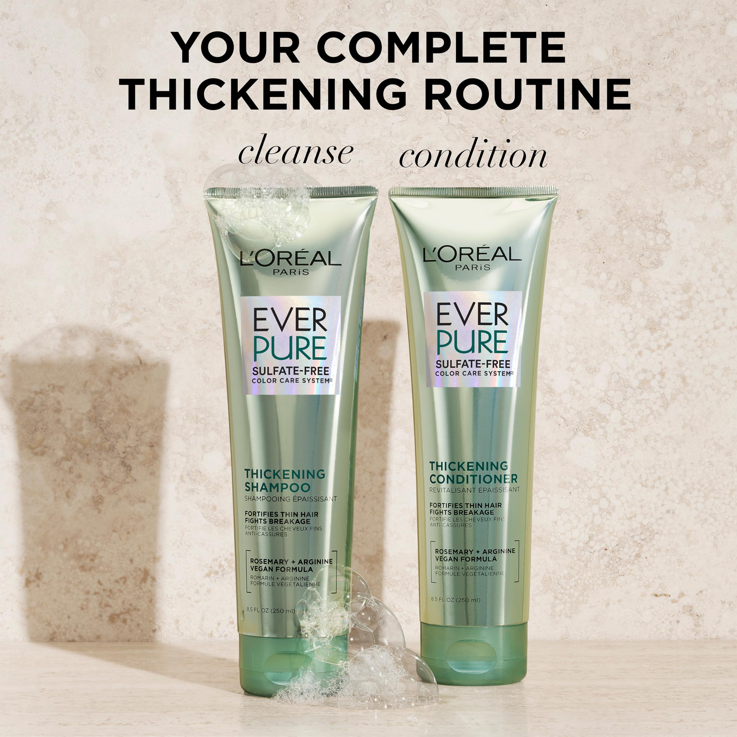 Foto 8 pulgar | Champú L'oreal Paris Everpure, Espesante, 250 Ml, Sin Sulfatos - Venta Internacional.