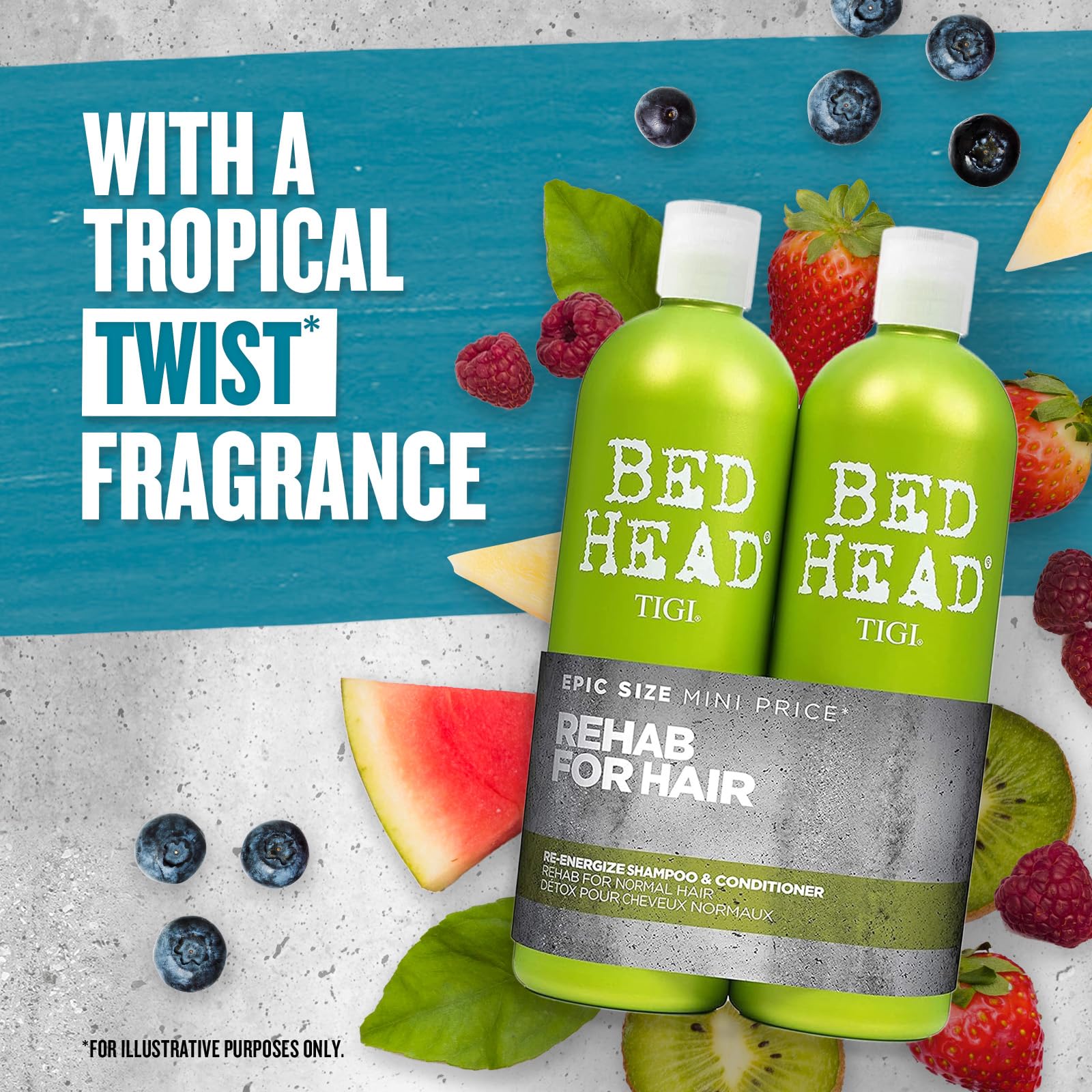 Foto 4 pulgar | Champú Bed Head Tigi Urban Antidotes Re-energize 750 Ml (paquete De 2) - Venta Internacional.