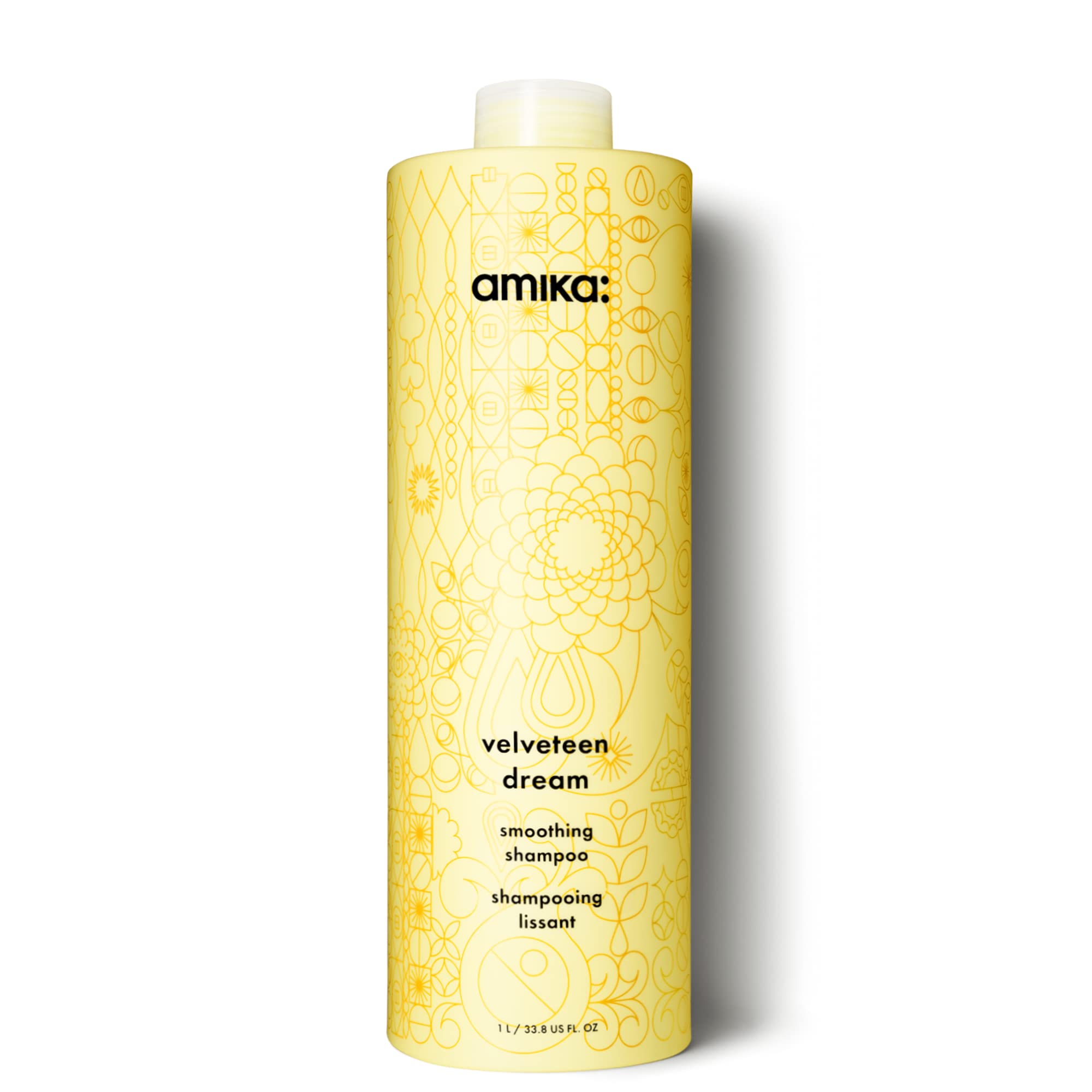 Foto 2 pulgar | Champú Amika Velveteen Dream Smoothing 1l - Venta Internacional.