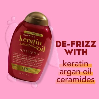 Foto 6 | Shampoo Ogx Frizz-free + Aceite Suavizante De Queratina 5 En 1, 200 Ml - Venta Internacional.