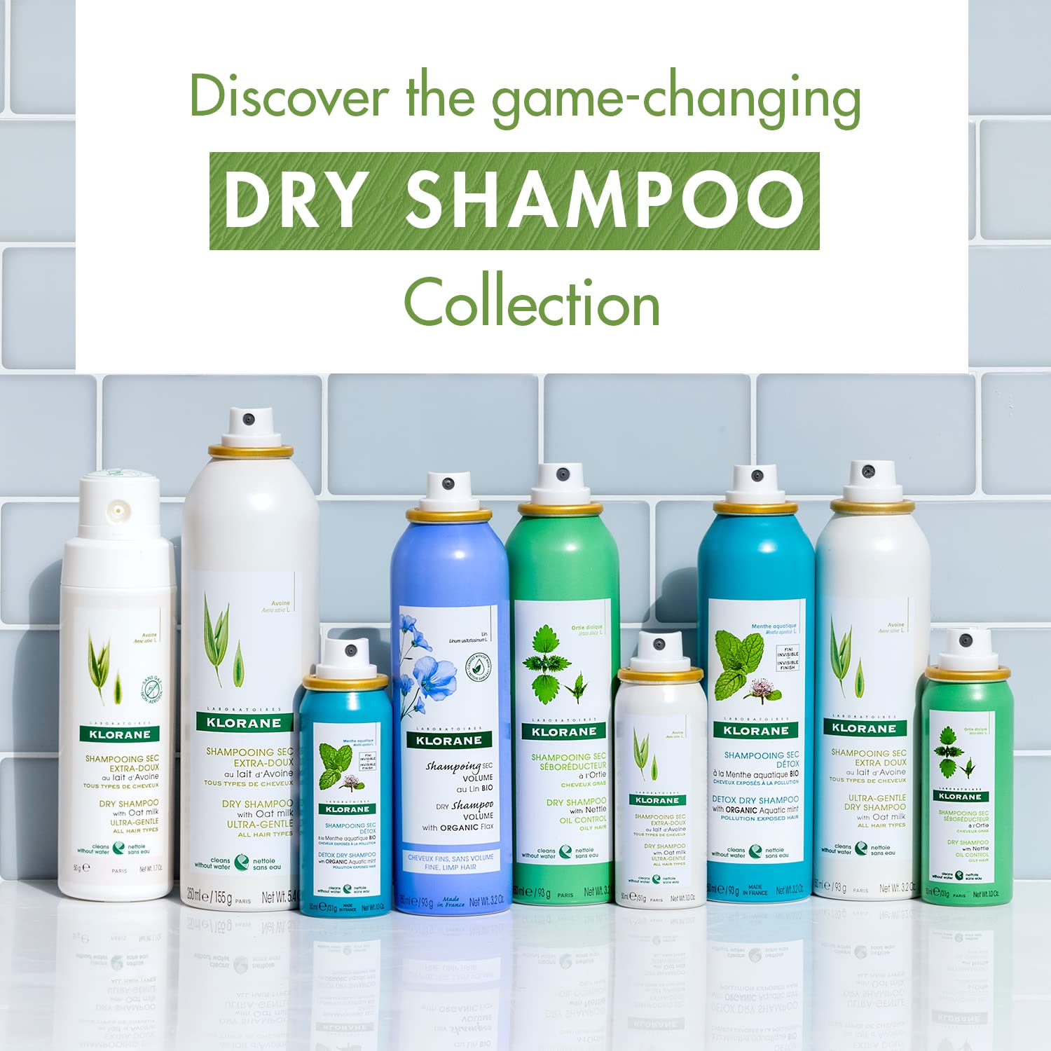 Foto 7 pulgar | Champú Seco Klorane Con Ortiga Para Cabello Graso 100 Ml - Venta Internacional.