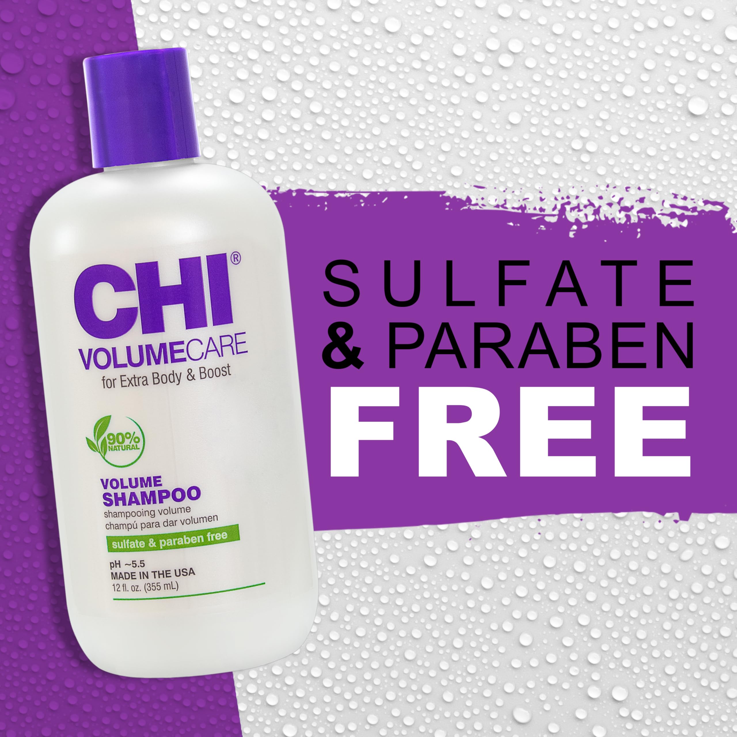 Foto 7 pulgar | Champú Chi Volumecare Voluminizador 355 Ml Para Cabello Fino Y Fino - Venta Internacional.