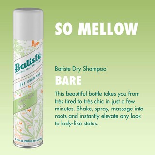 Foto 3 | Champú Seco Batiste Bare Fragrance 200 Ml 120 G (paquete De 3) - Venta Internacional.